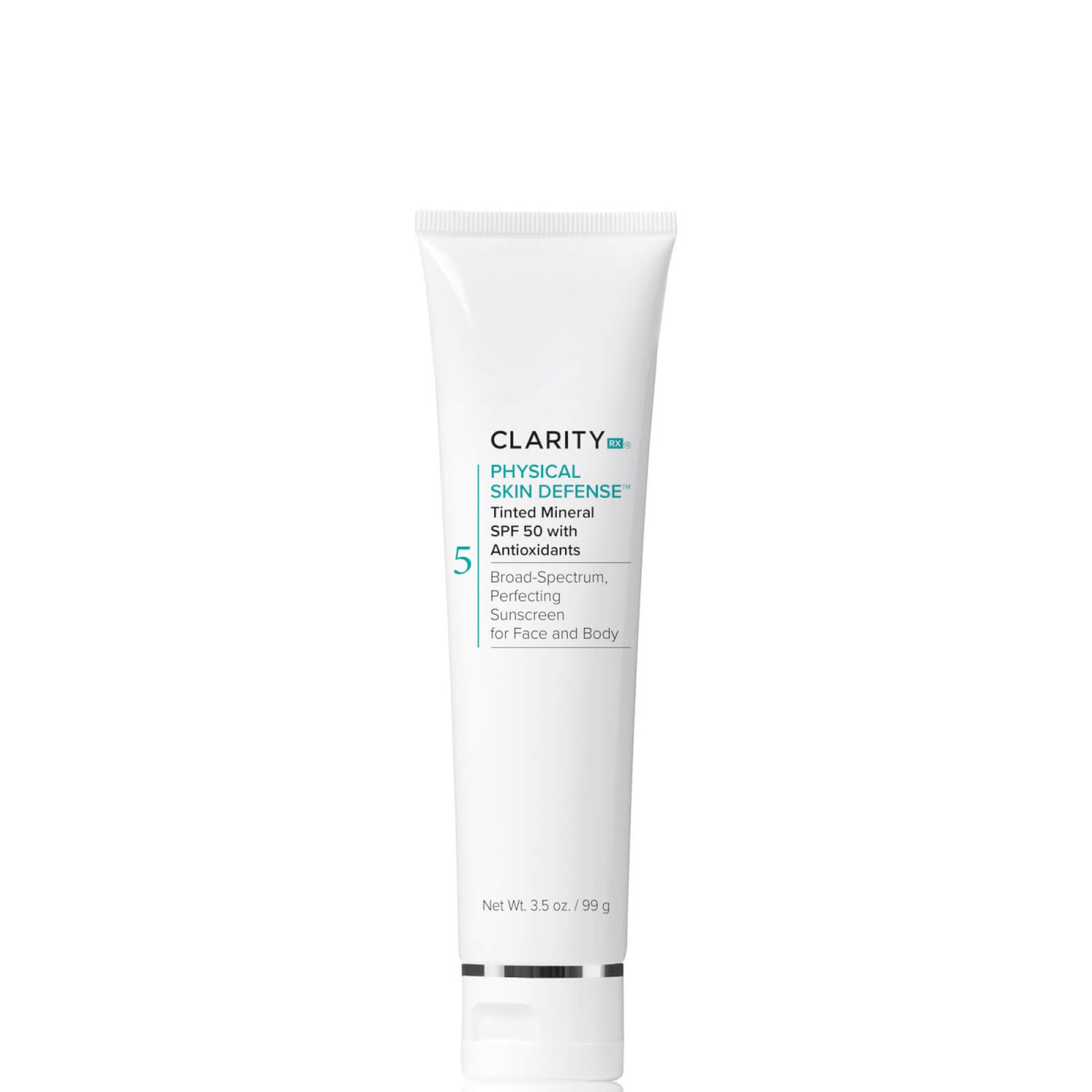 ClarityRx Physical Skin Defense Mineral SPF 50 with Antioxidants 3.5 fl. oz.