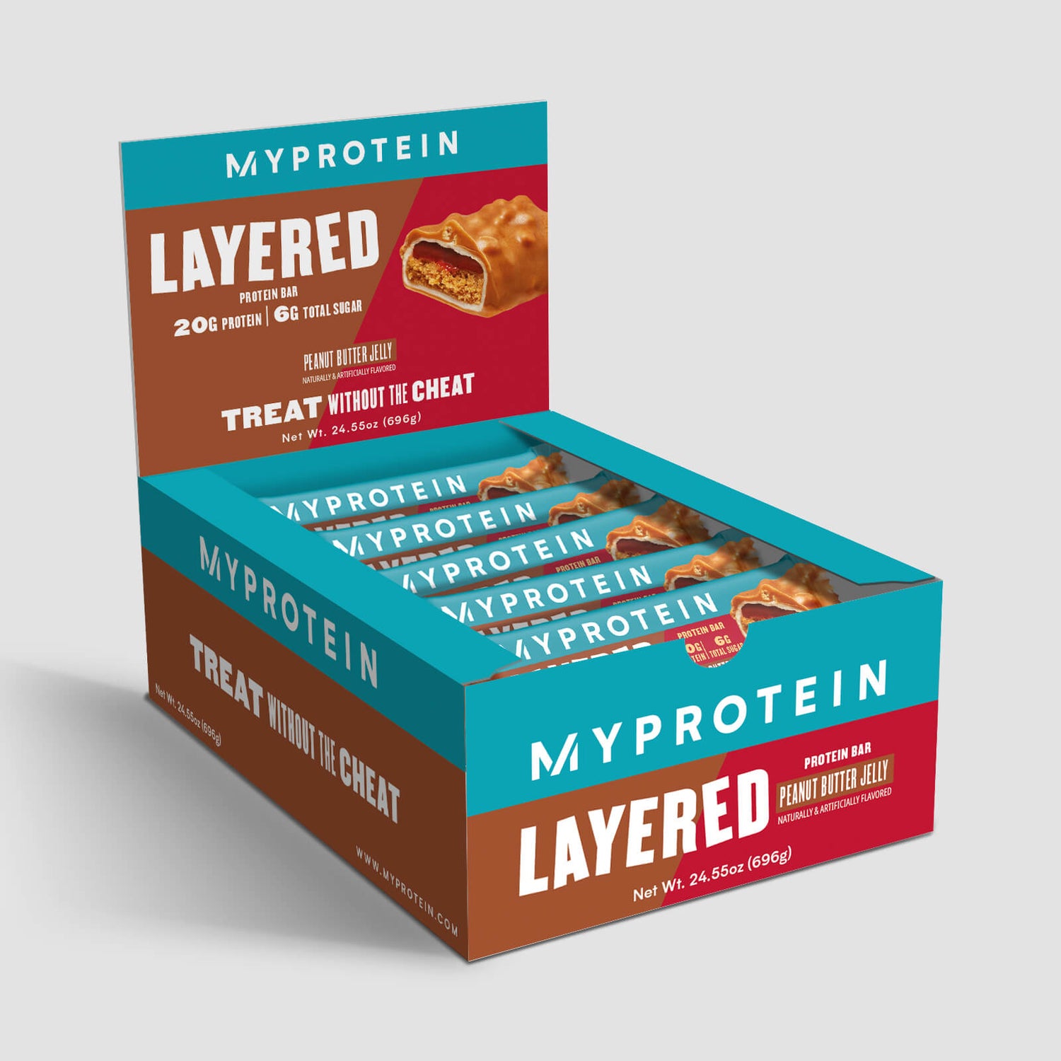 Myprotein Layered Bar (USA) - Peanut Butter And Jelly