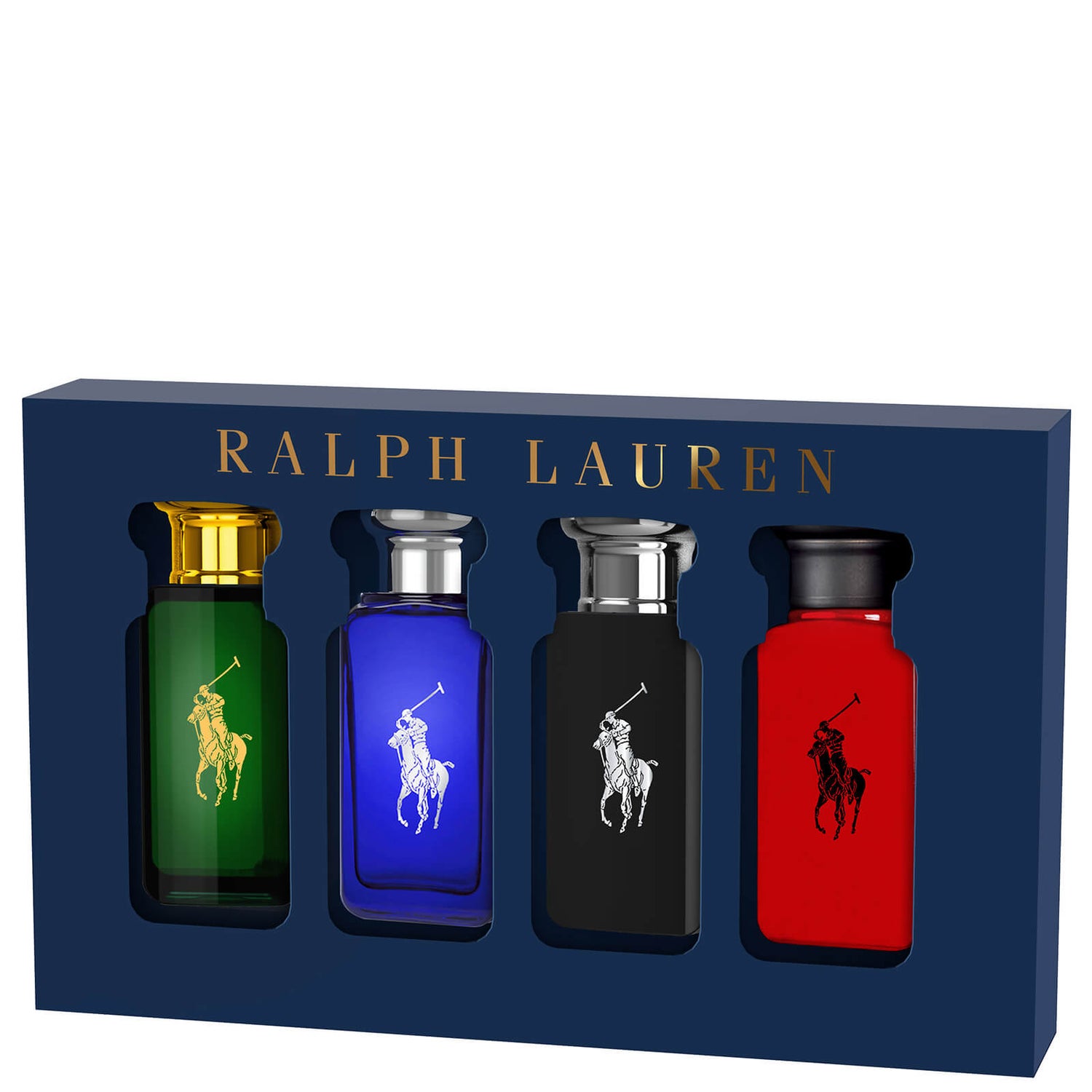 Set cadou Ralph Lauren World of Polo Collection Eau de Toilette 4 x 30ml (în valoare de 60,00 £)
