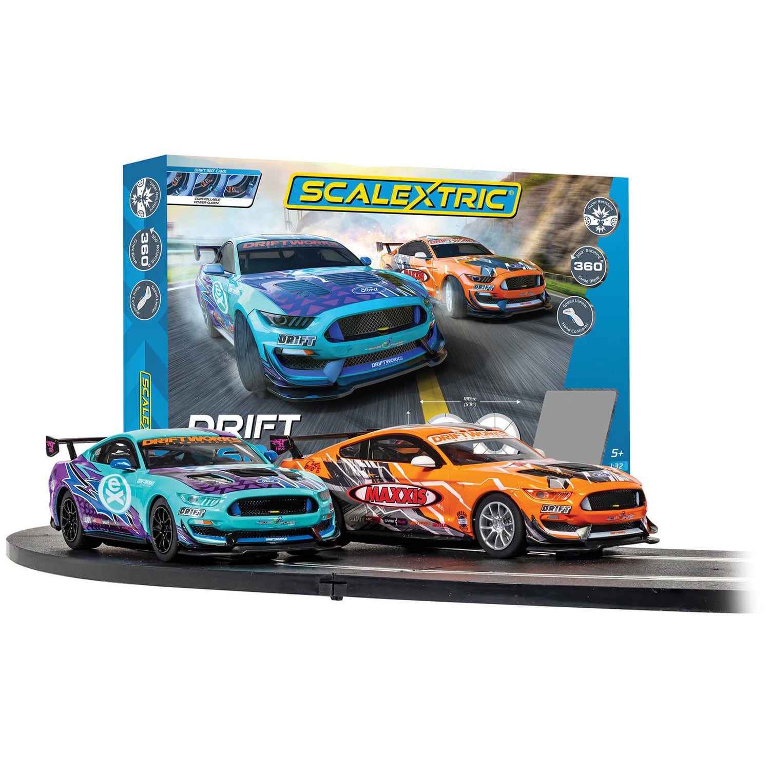 Scalextric Drift 360 Race Set (1:32 Scale)