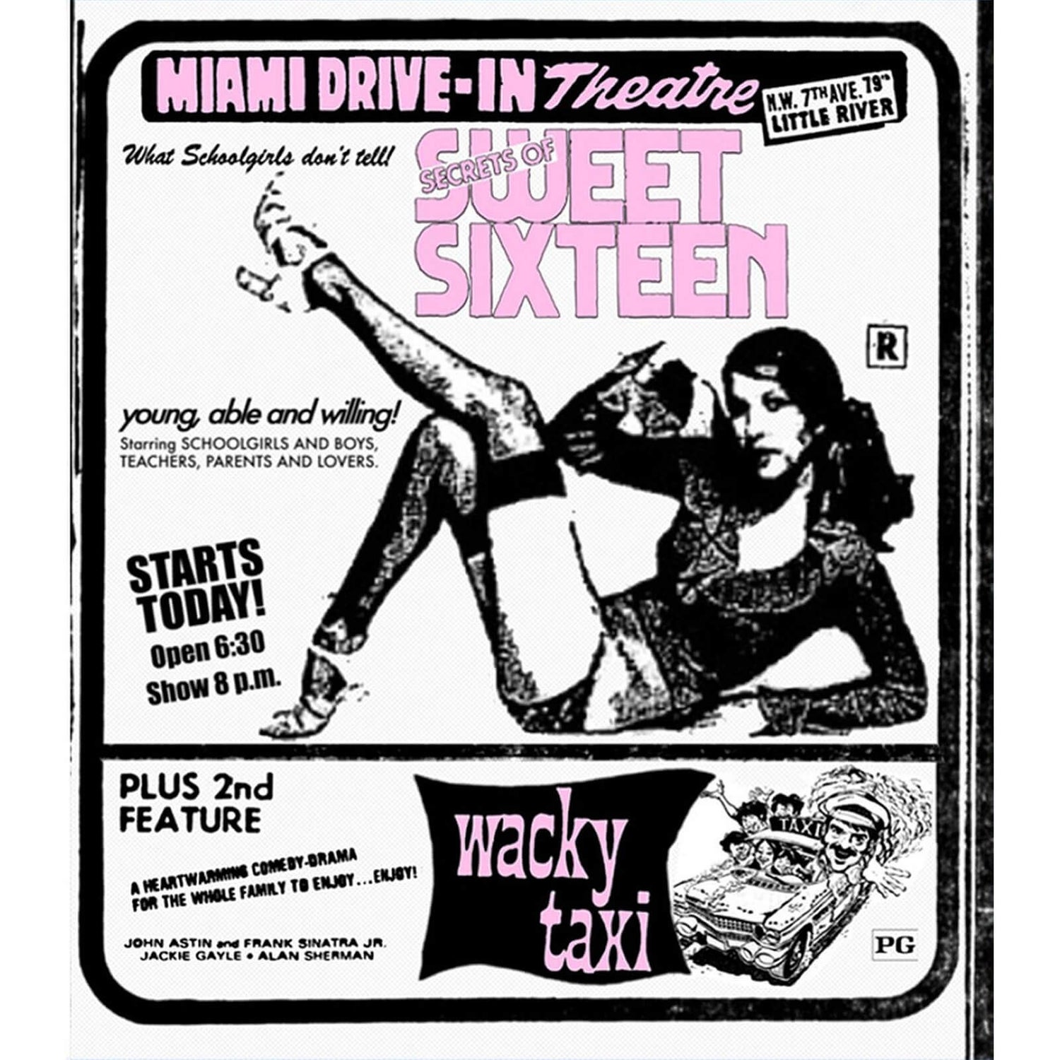 Secrets Of Sweet Sixteen / Wacky Taxi