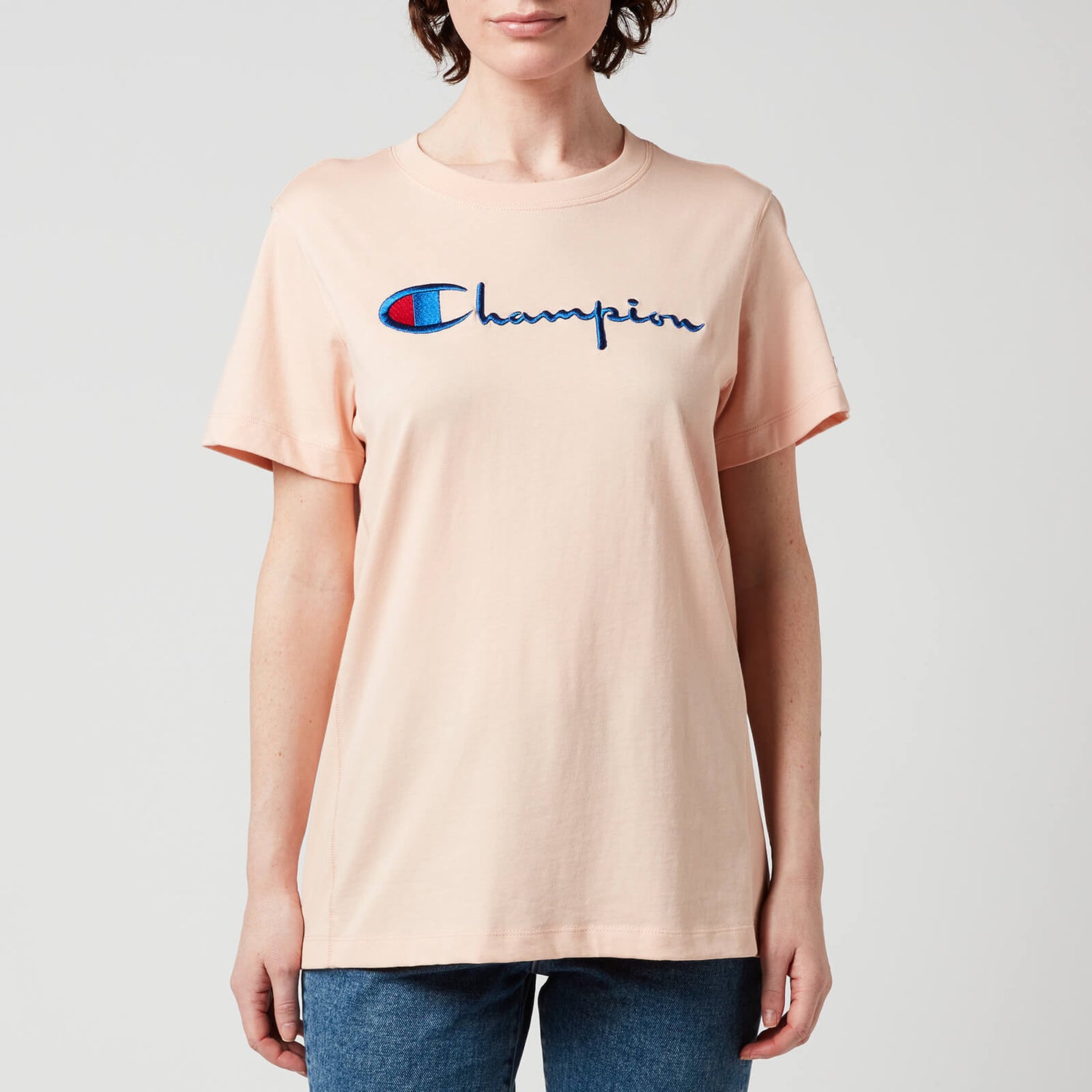 Champion Women's Crewneck T-Shirt - Pink
