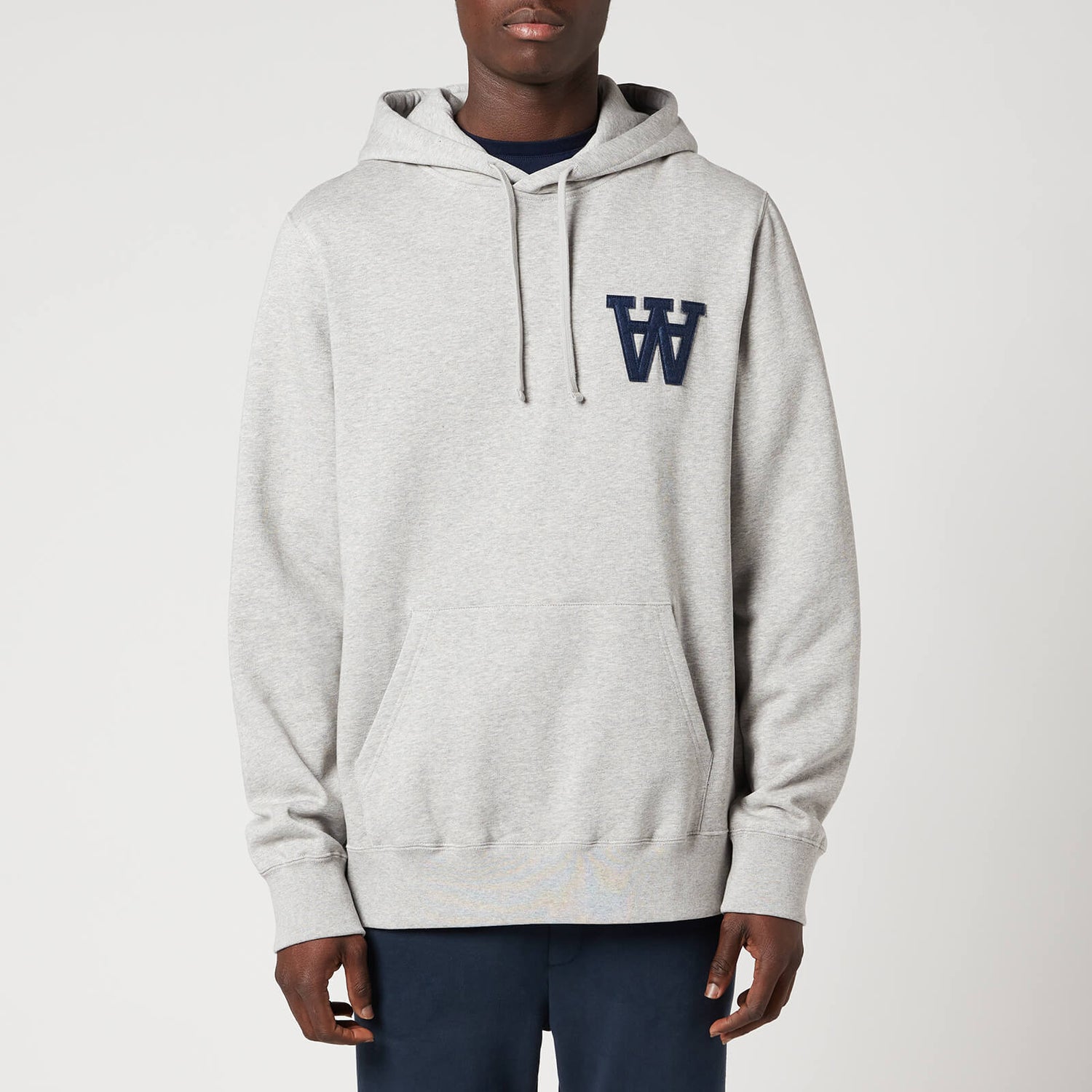 Wood Wood Men's Ian Hoodie - Grey Melange