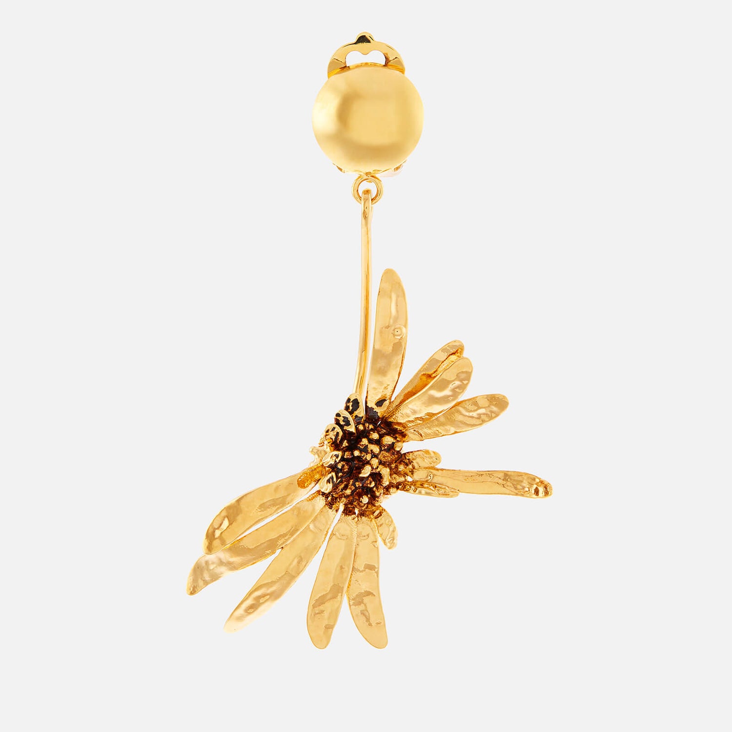 Marni Women's Floral Earrings - Gold