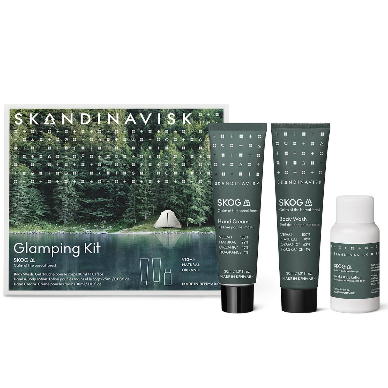 SKANDINAVISK Travel Kit - Skog