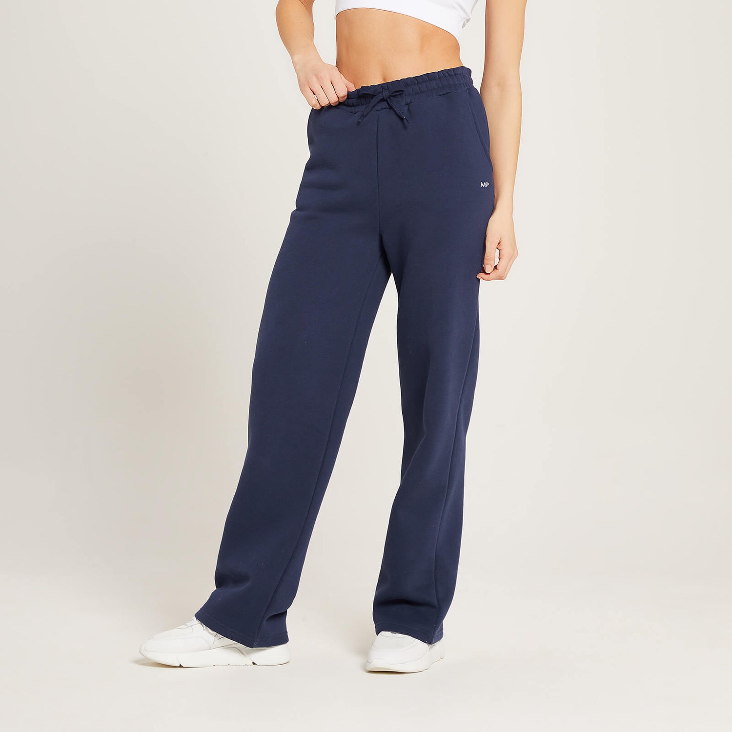 Pantaloni da jogging a taglio dritto MP da donna - Blu navy