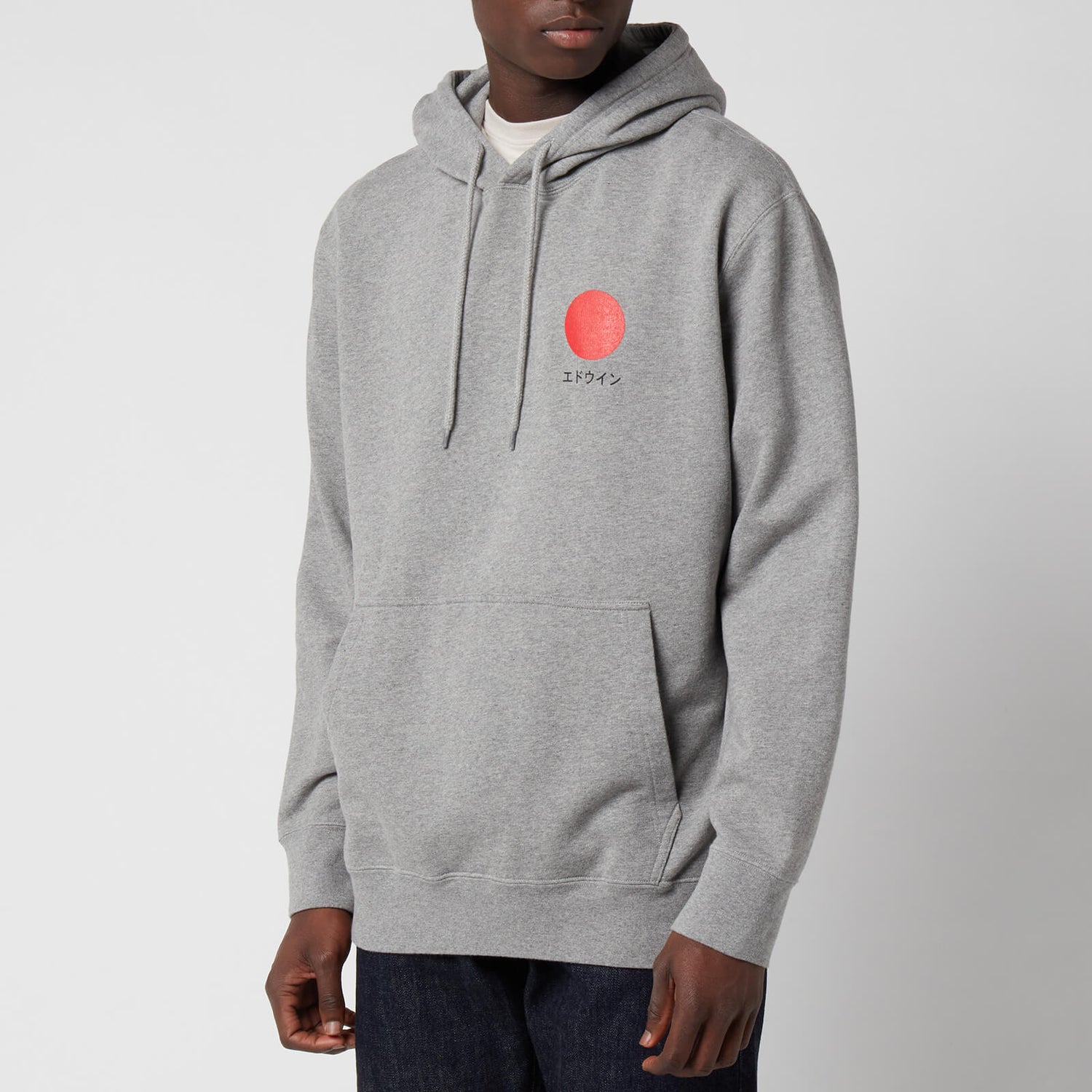 Edwin Men's Japanese Sun Hoodie - Mid Grey Marl