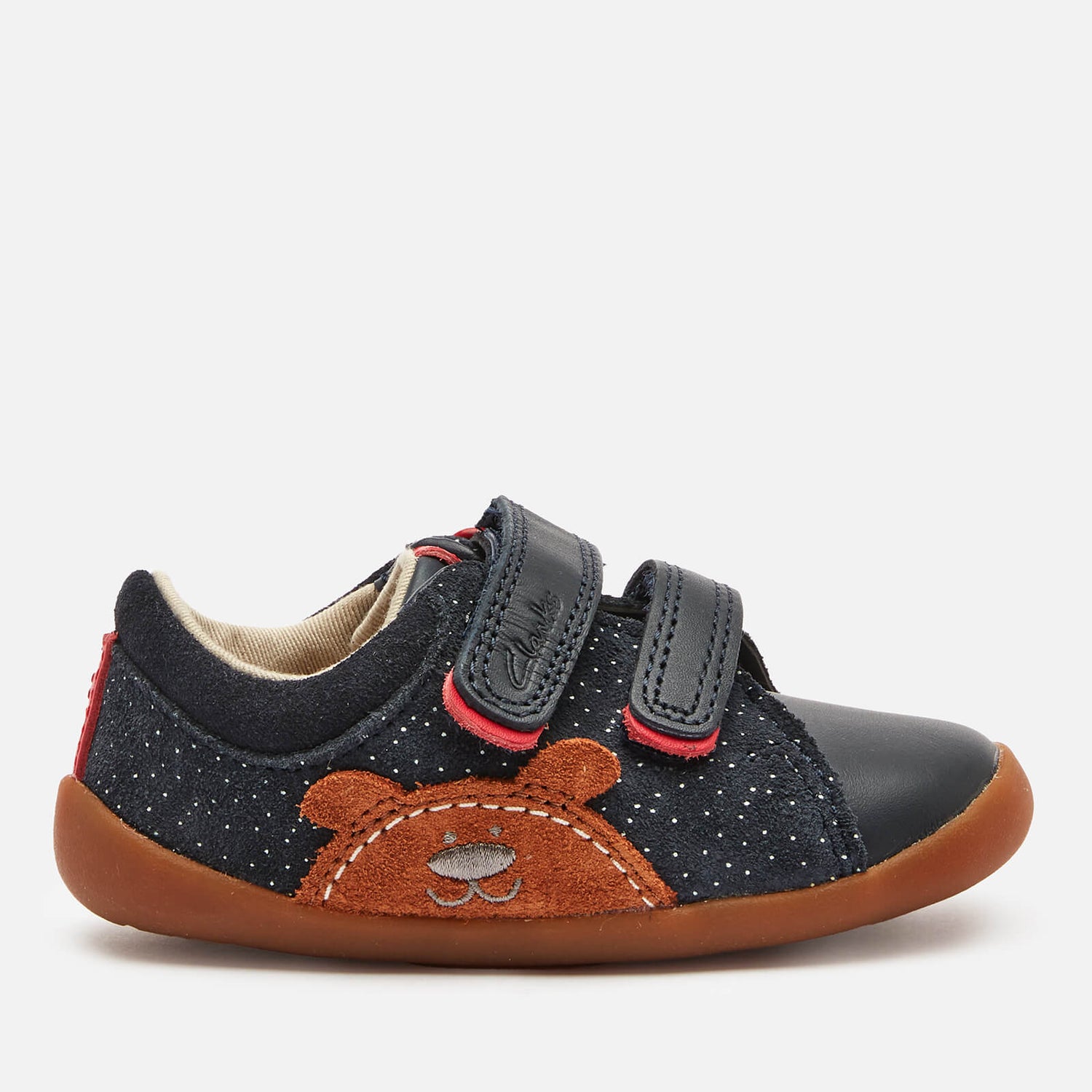 Clarks Toddlers Roamer Bear Shoes - Navy Suede - UK 2 Baby