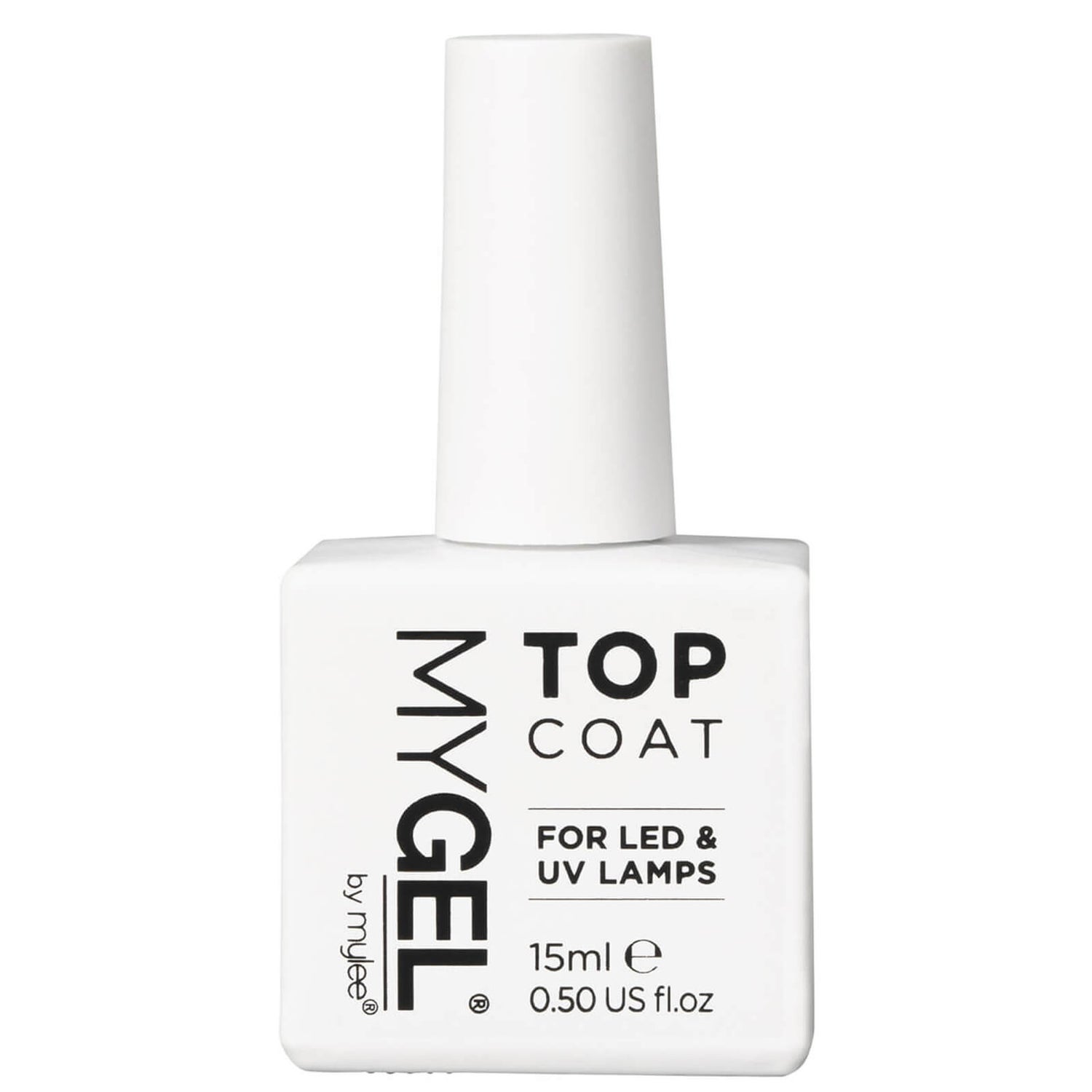 Гелевое верхнее покрытие для ногтей Mylee Top Coat Gel Polish, 15 мл