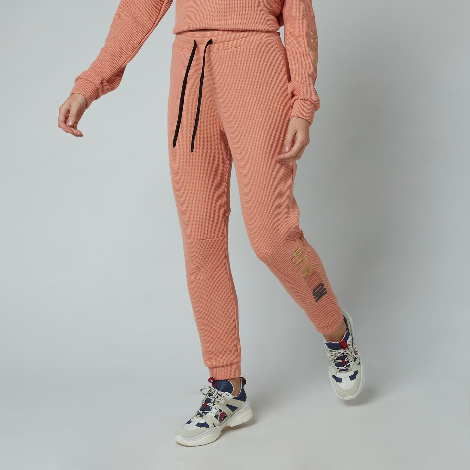 P.E Nation Women's Rebound Trackpants - Coral Mid Crom - XS