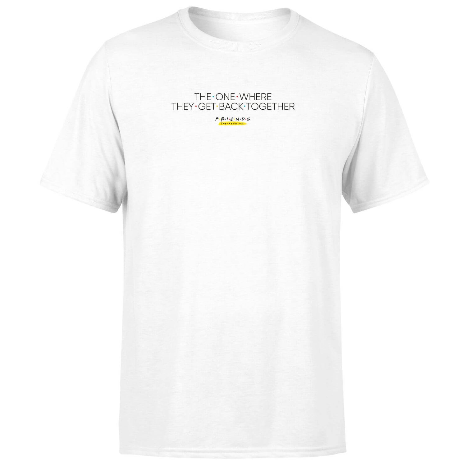 Camiseta unisex Friends The One Where They Get Back Together - Blanco