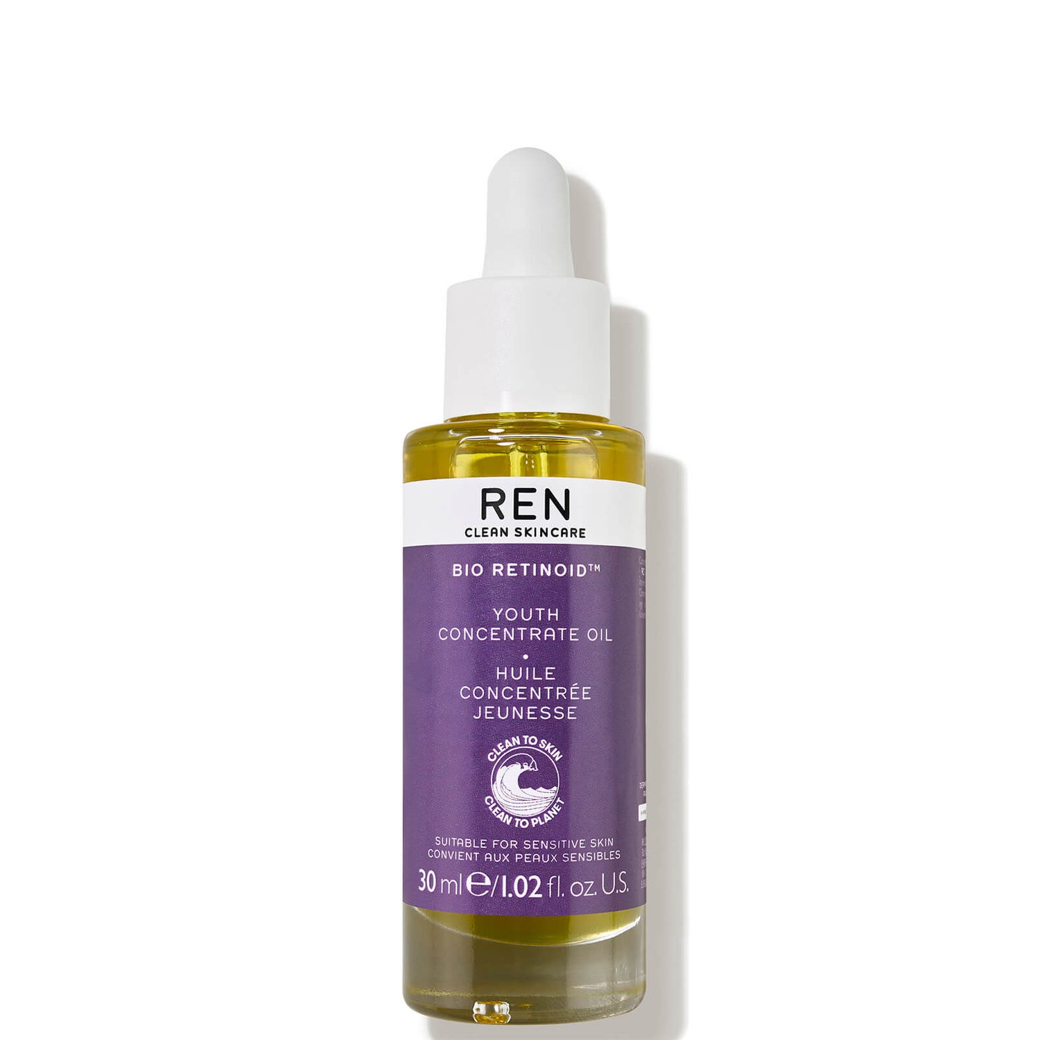 Huile concentrée jeunesse Bio Retinoid Clean Skincare REN 30 ml