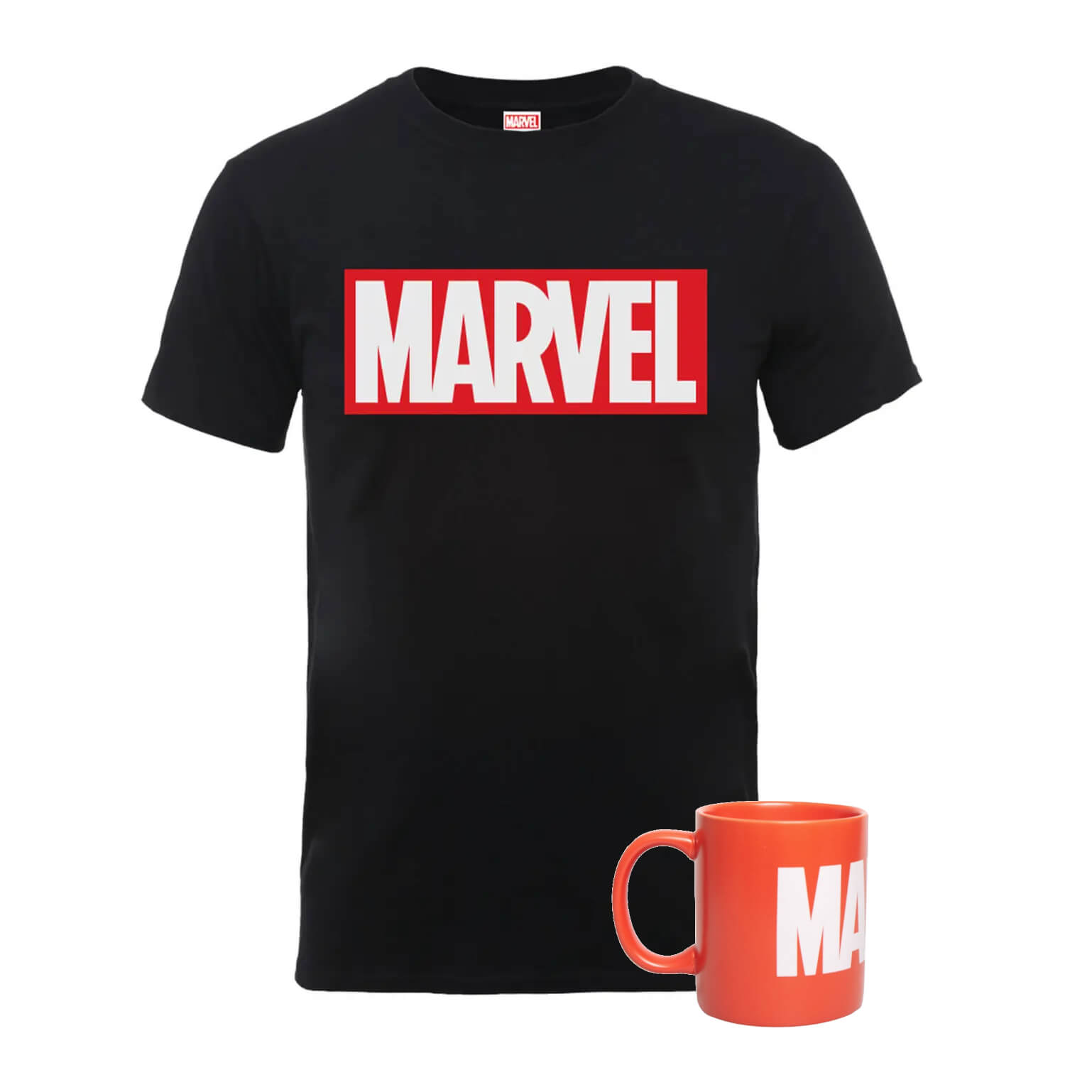 Paquete de taza y camiseta de Marvel