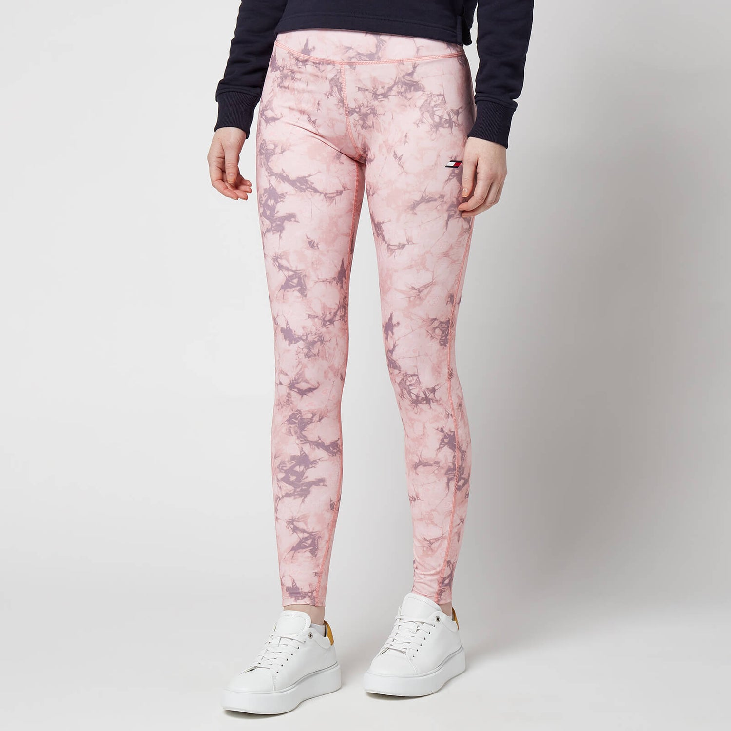 Tommy Sport Women's Rw Aop Leggings - Pink Opal Wash