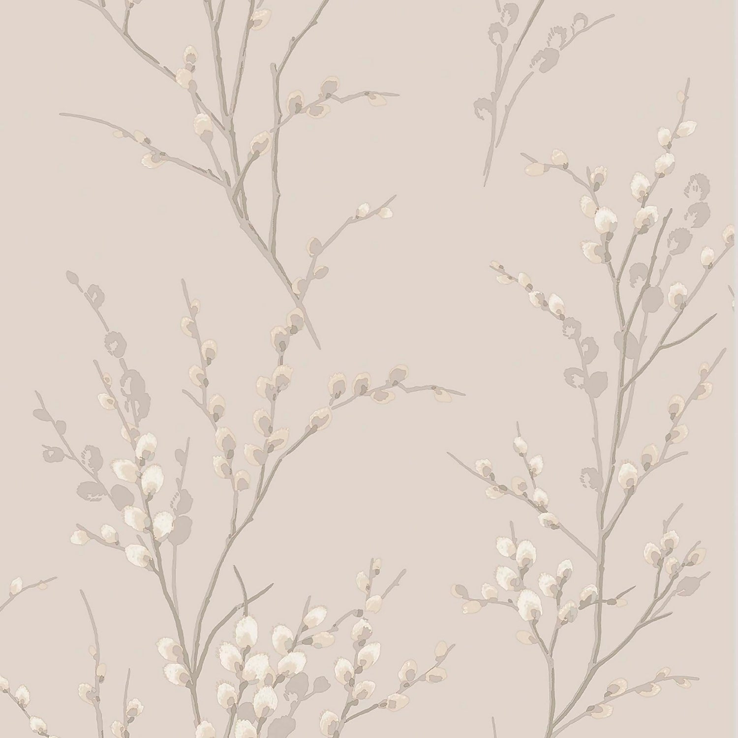 Pussy Willow by Laura Ashley  Dove Grey  Wallpaper  Wallpaper Direct