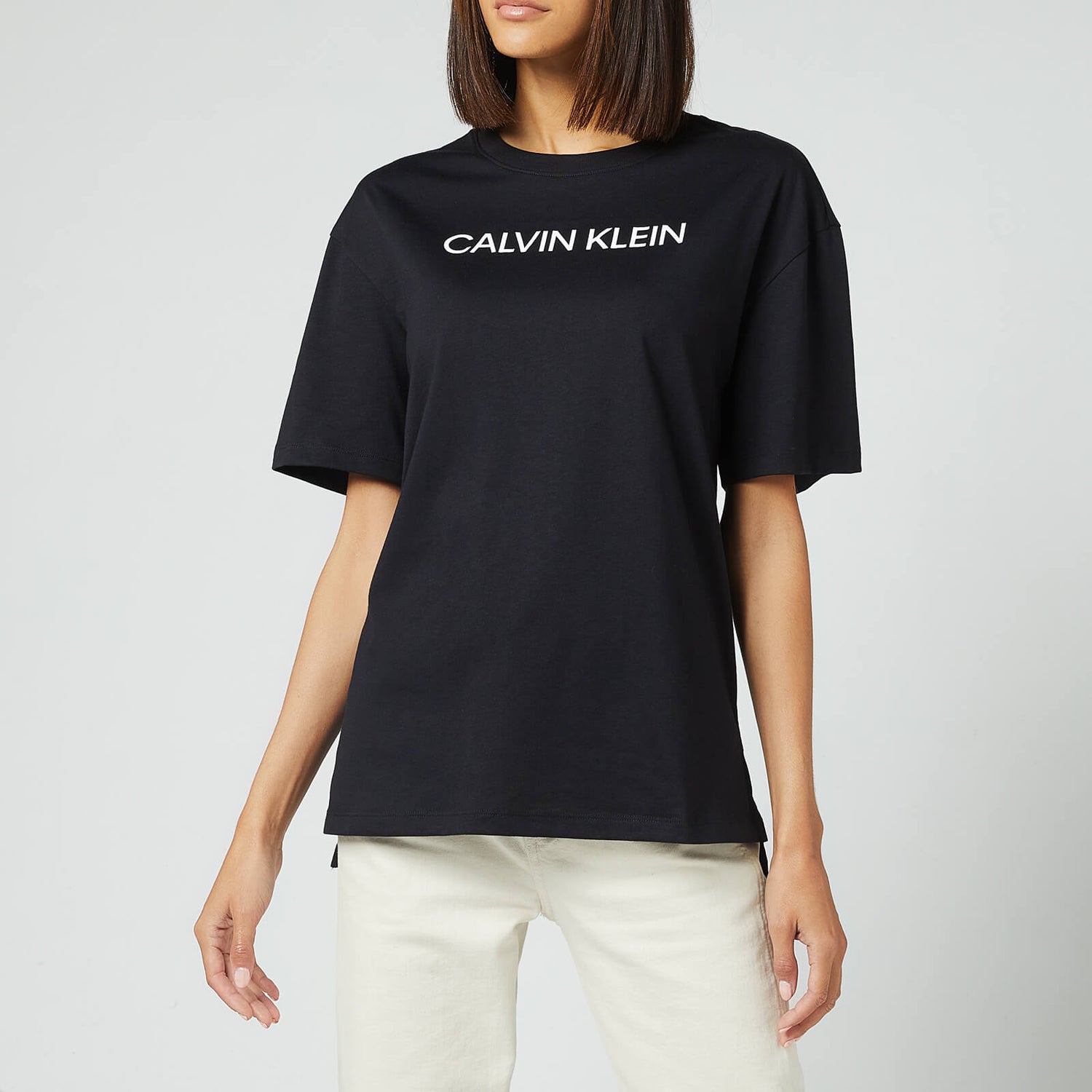 Calvin Klein Performance Women's Oversized Ss Boyfriend T-Shirt - CK Black