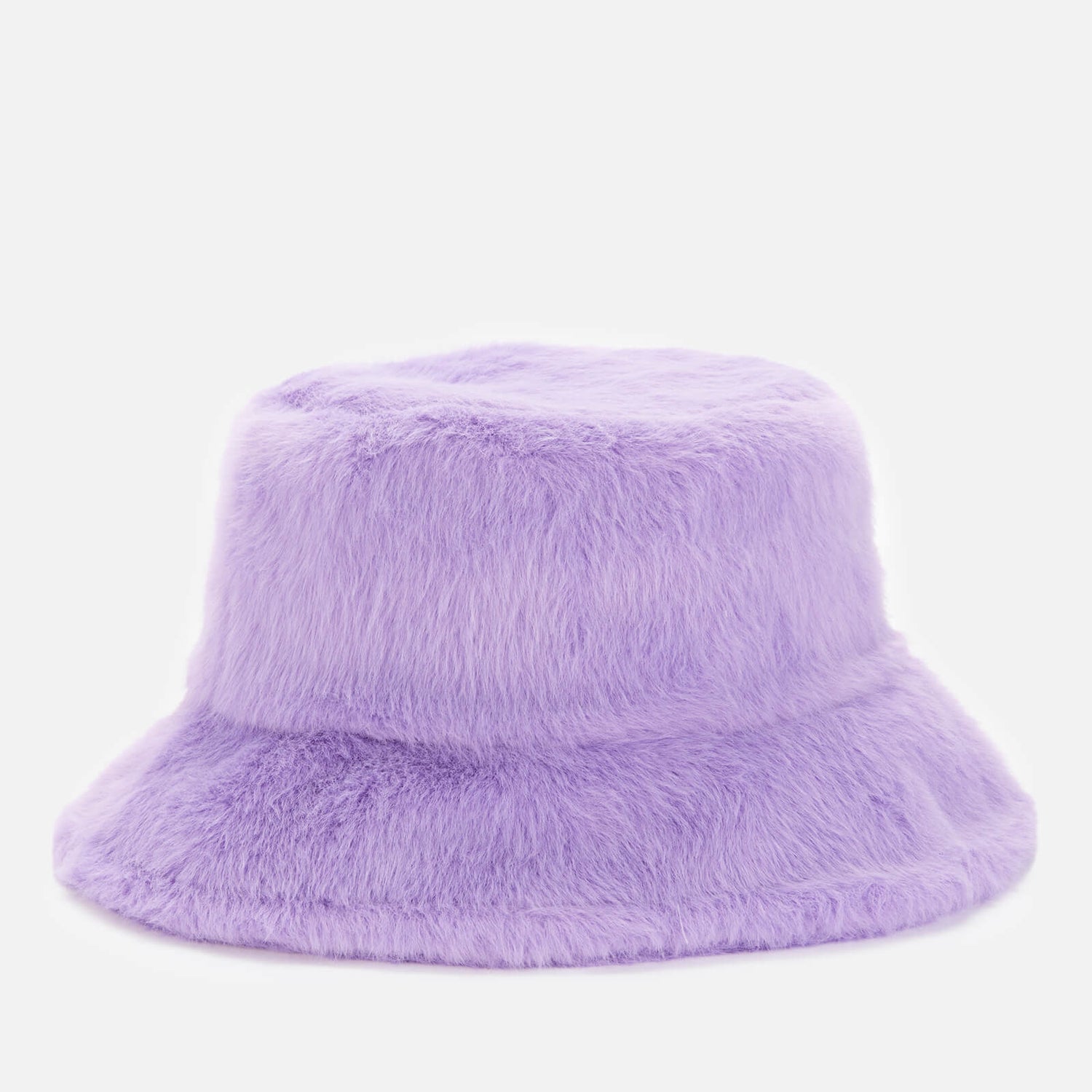 Stand Studio Women's Wera Faux Fur Bucket Hat - Topaz Purple