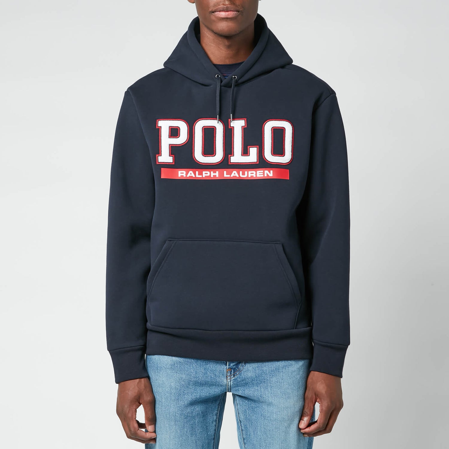 Polo Ralph Lauren Men's Polo Logo Pullover Hoodie - Aviator Navy