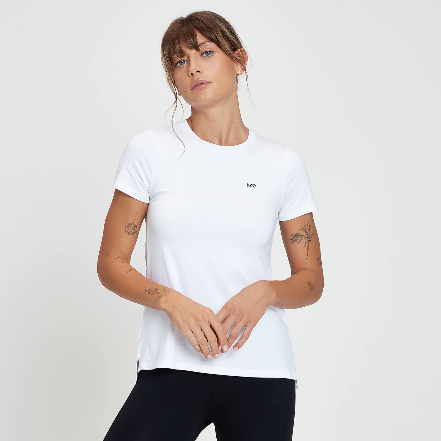 MP dámské tričko s krátkým rukávem Composure Longline – bílé