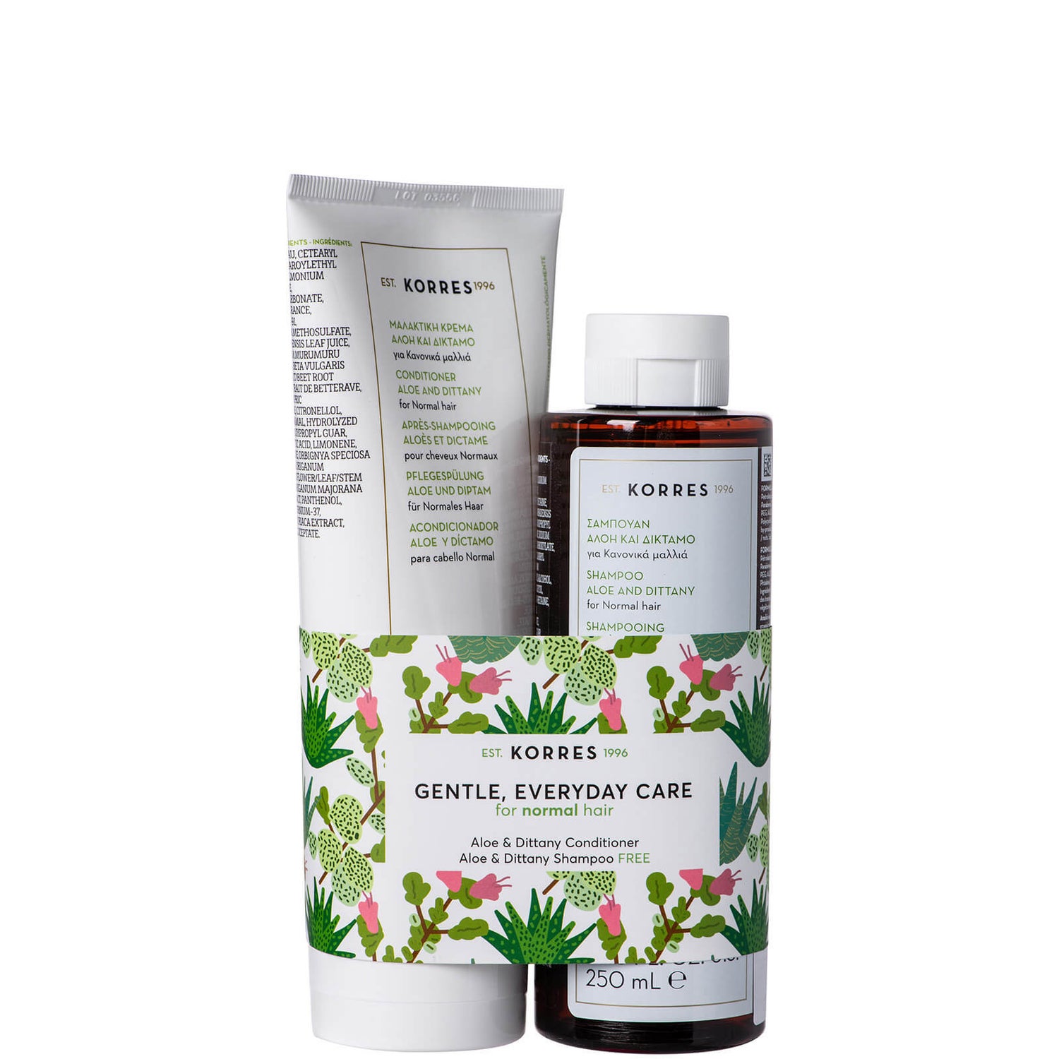 KORRES Aloe & Dittany Kit Conditioner and Shampoo Duo