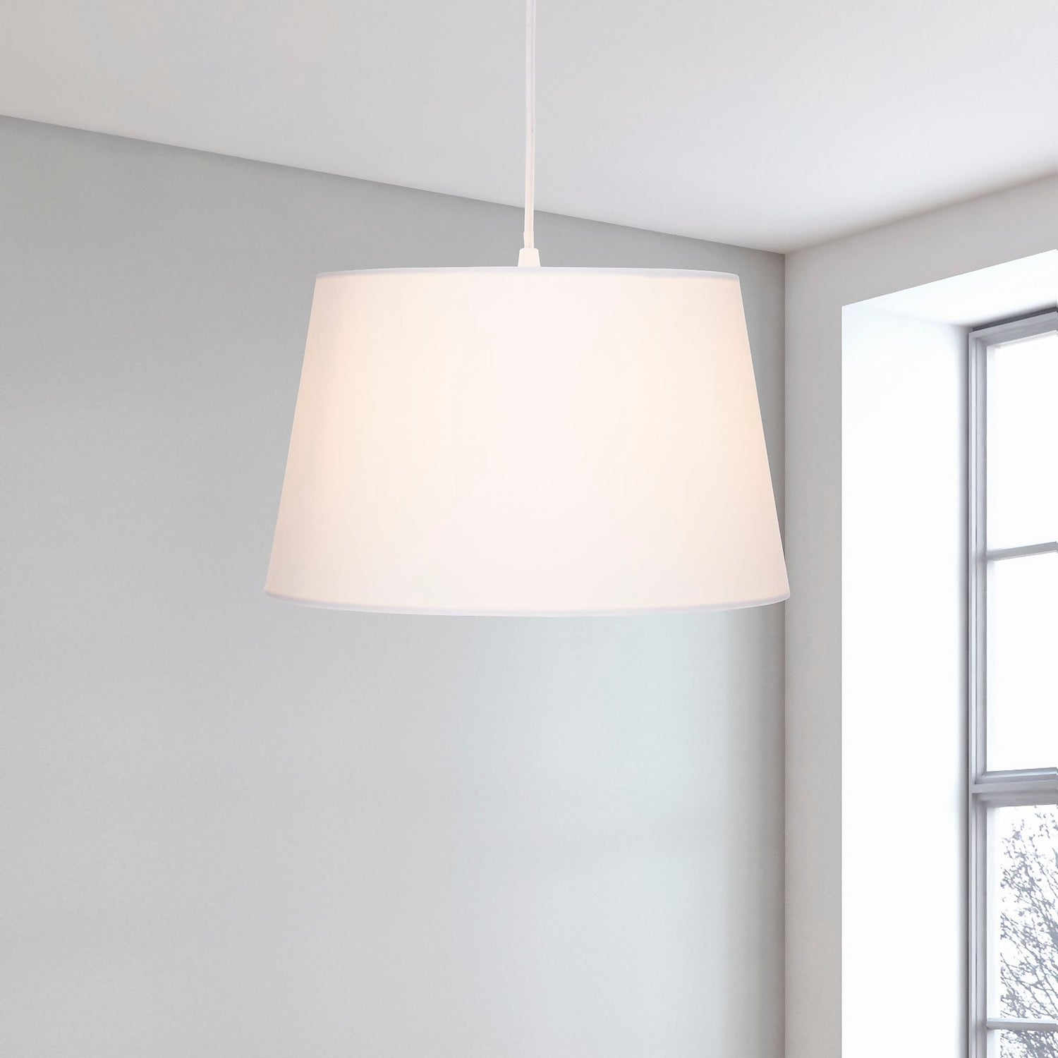 Homebase on sale grey lampshade