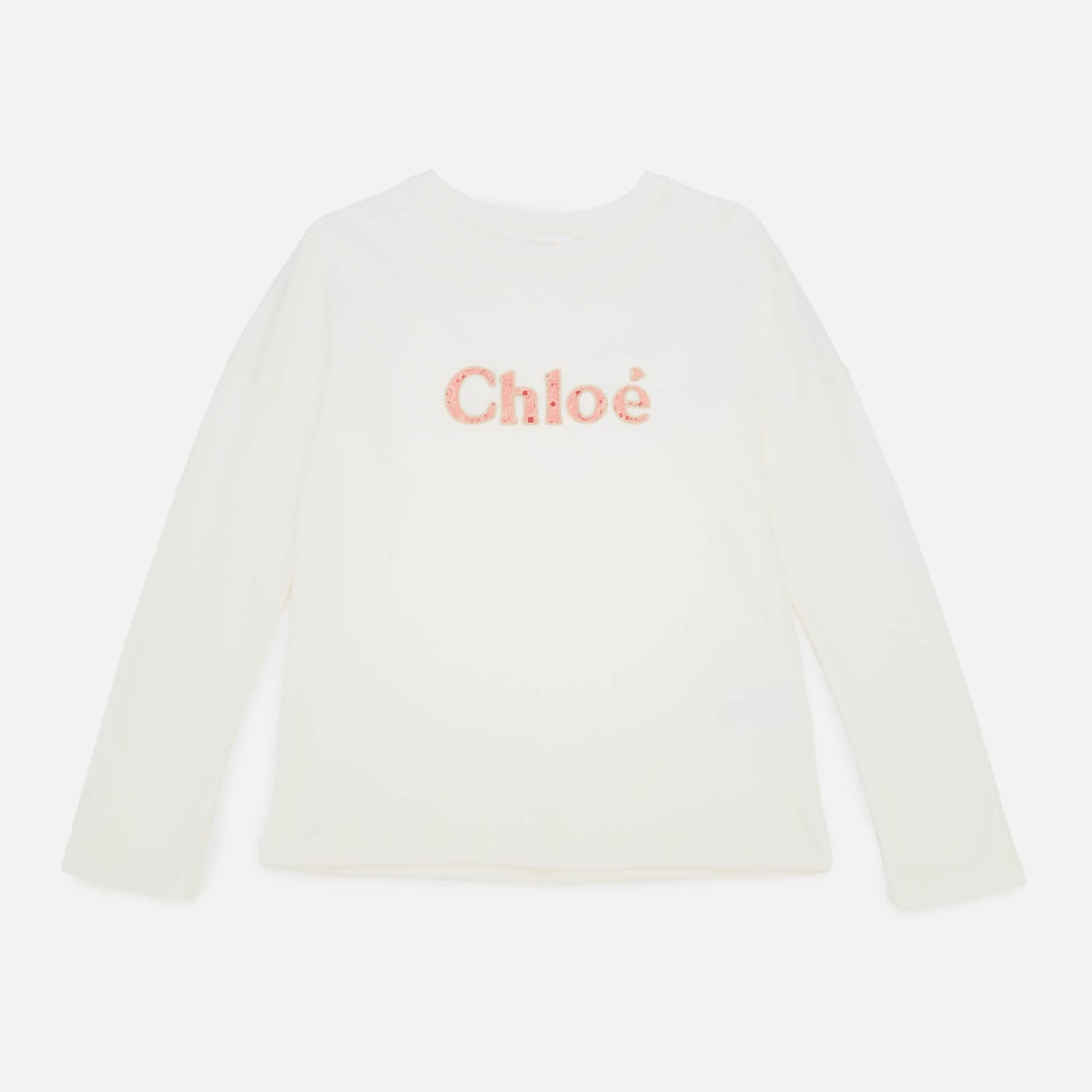 Chloé Girls Long Sleeve T-Shirt - Offwhite - 2 Years