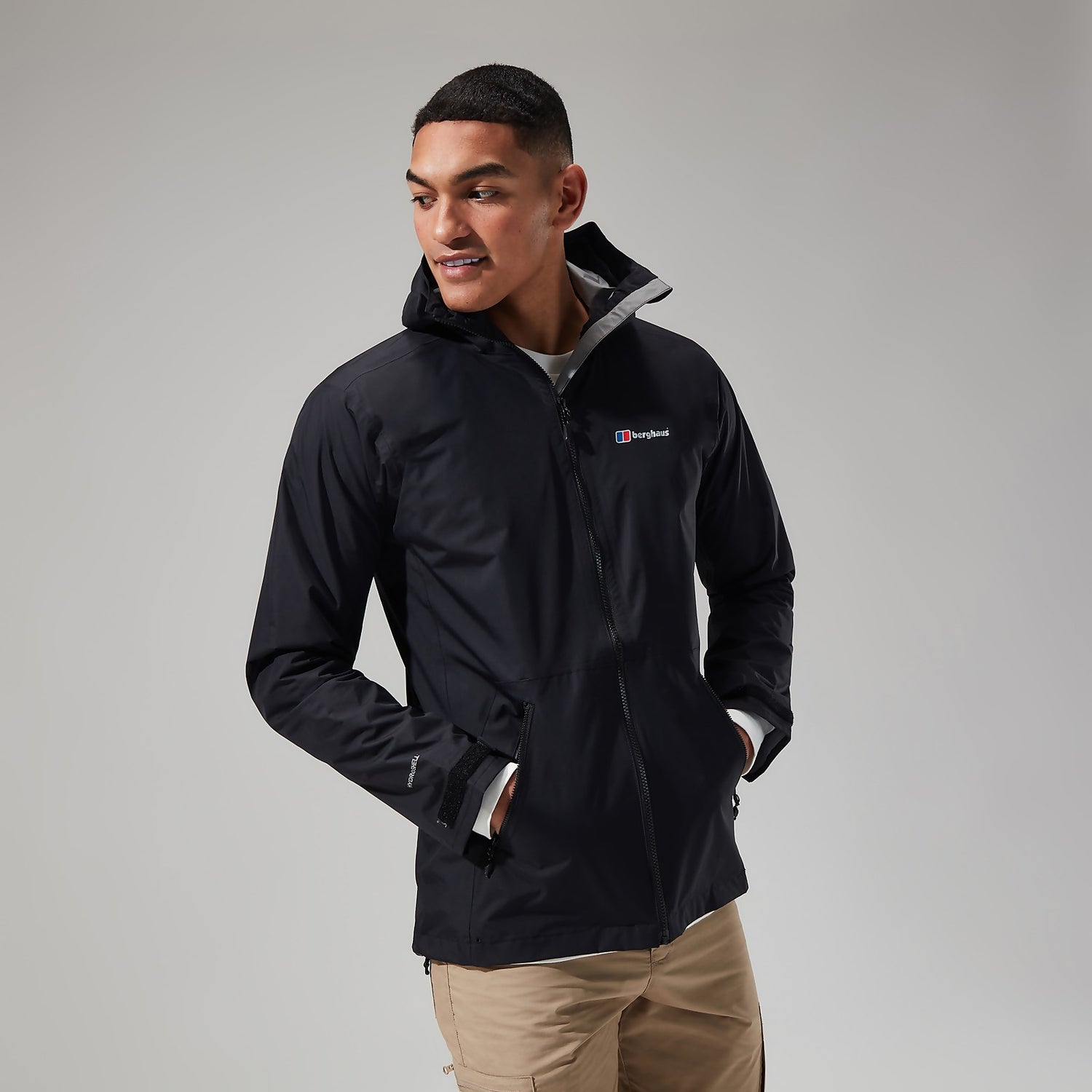 Unlock Wilderness' choice in the Berghaus Vs North Face comparison, the Deluge Pro 2.0 Jacket - Black by Berghaus