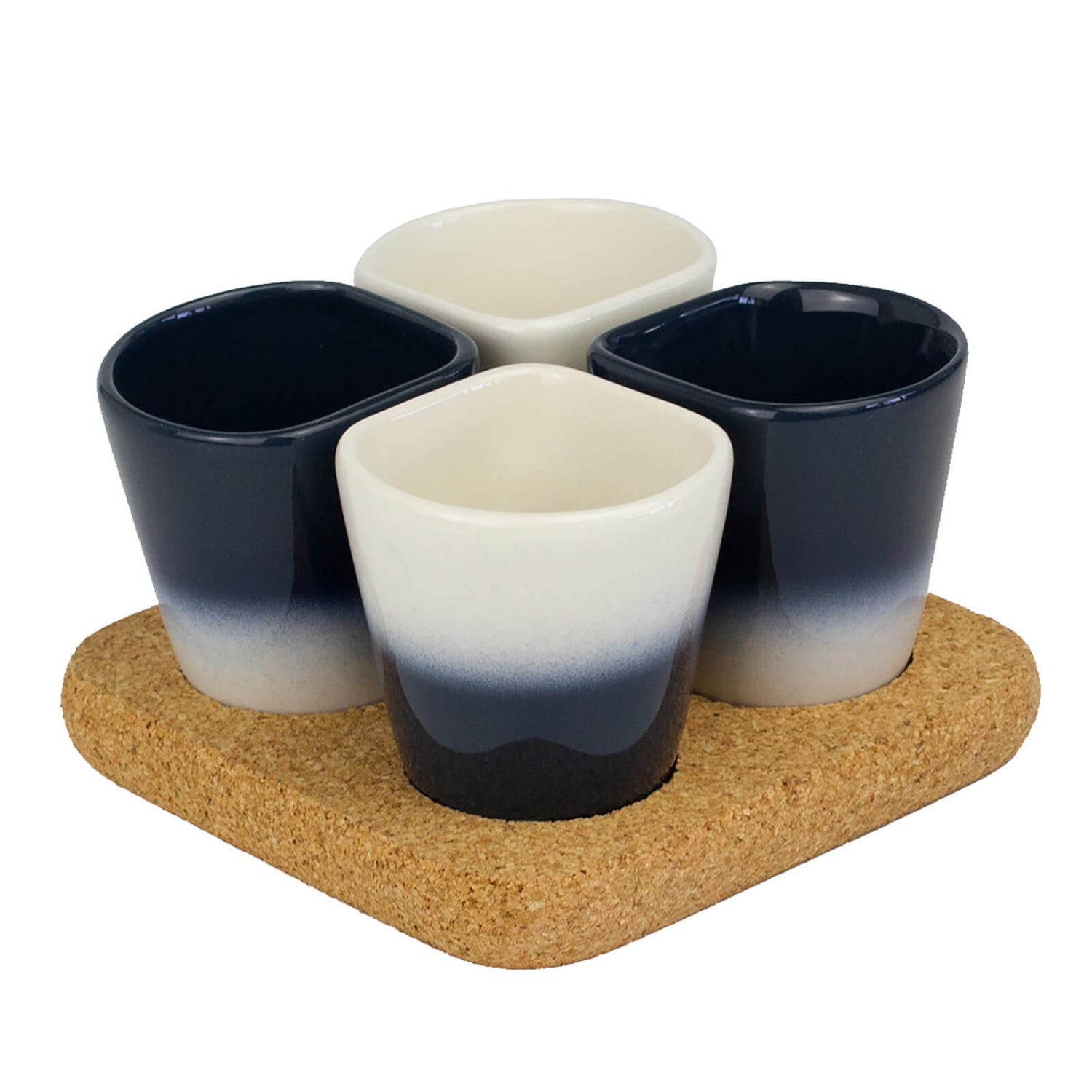 Dedal Copus Ceramic Cups - Blue Marine Gradient
