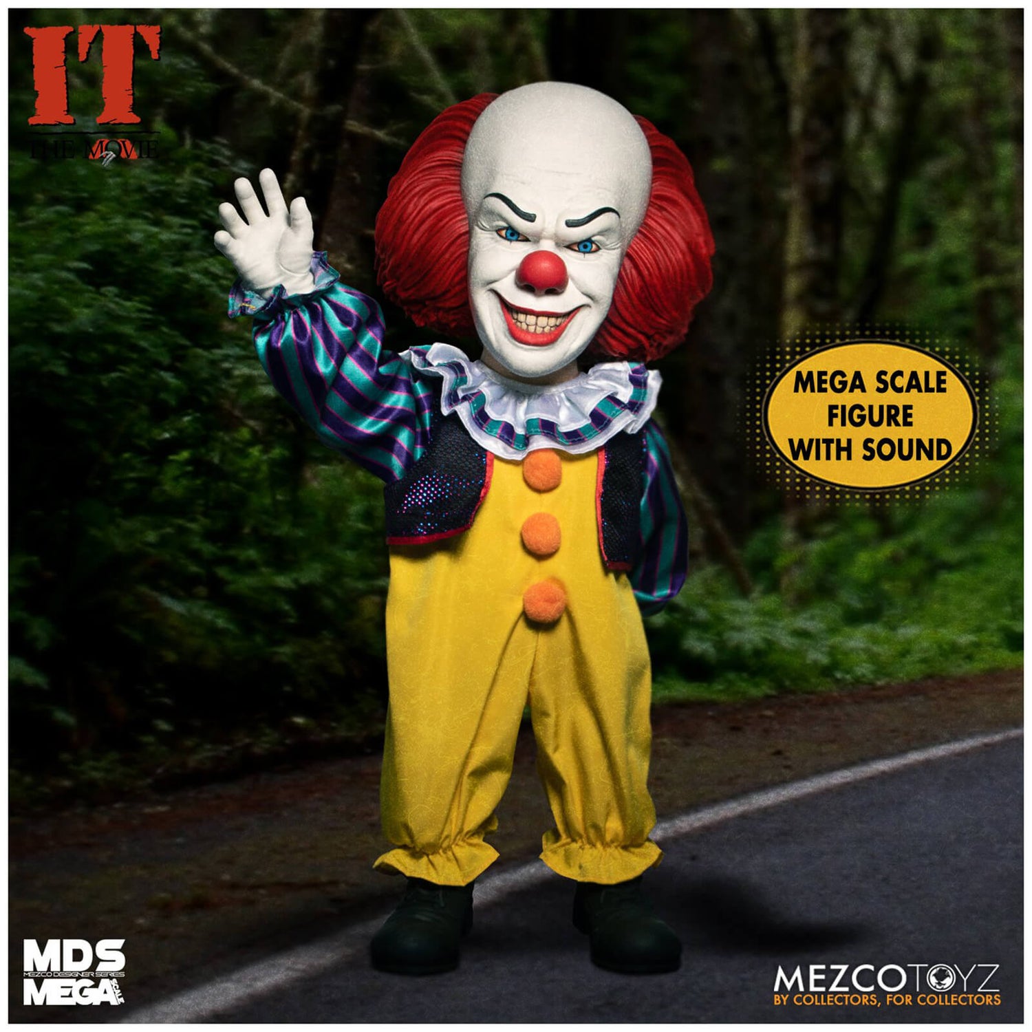 Mezco Es (1990) Pennywise MDS Mega Scale Puppe mit Sound
