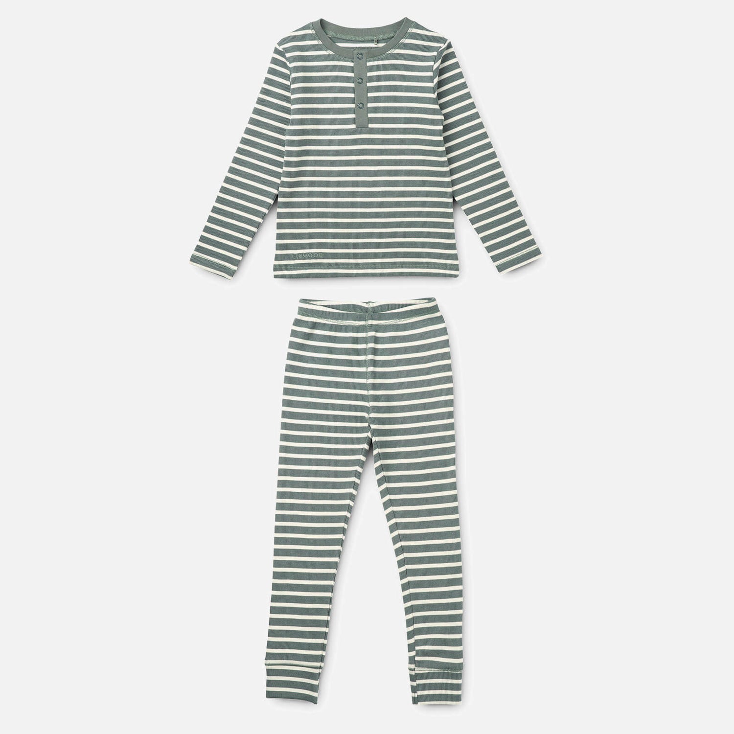 Liewood Kids' Wilhelm Pyjamas Set - Blue Fog/Sandy - 8-9 Years