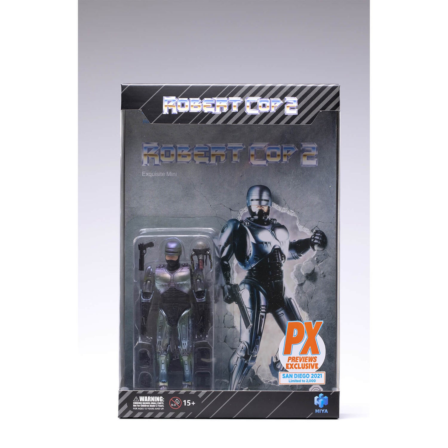HIYA Toys Robocop 2 Robert Cop Exquisite Mini 1/18 Scale Figure (SDCC 2021 Exclusive)