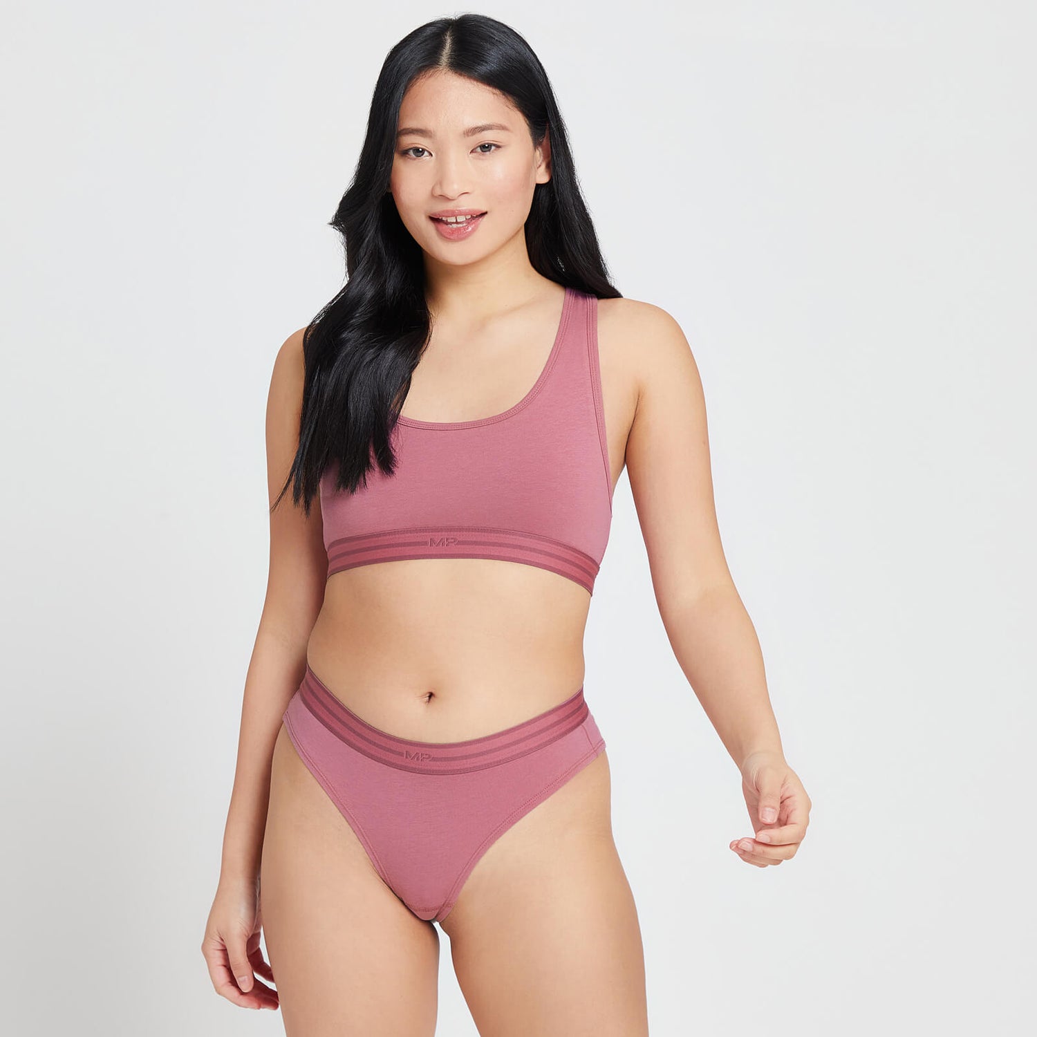 MP Women's Bralette & Hipster Set - Mauve