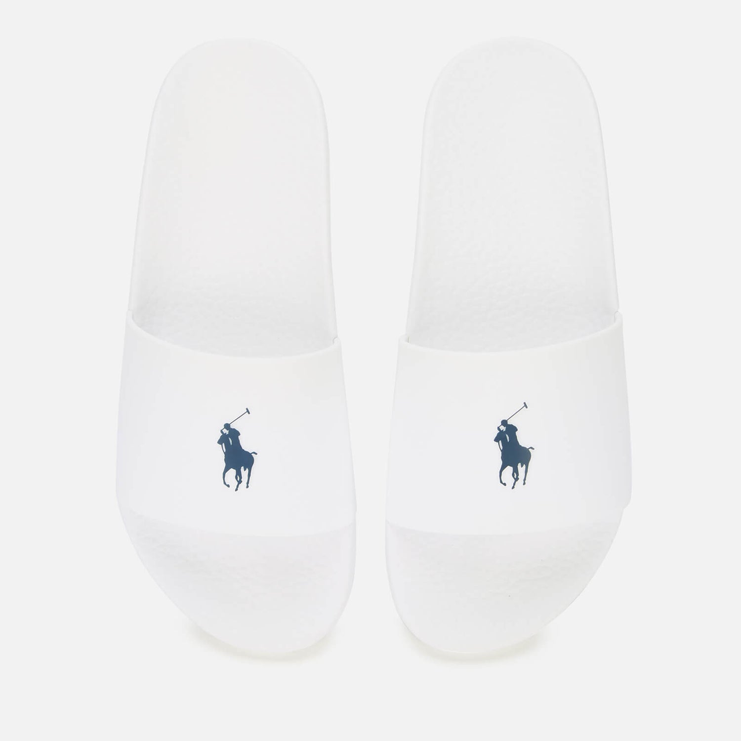 Polo Ralph Lauren Men's Slide Sandals - White/Navy PP - UK 10