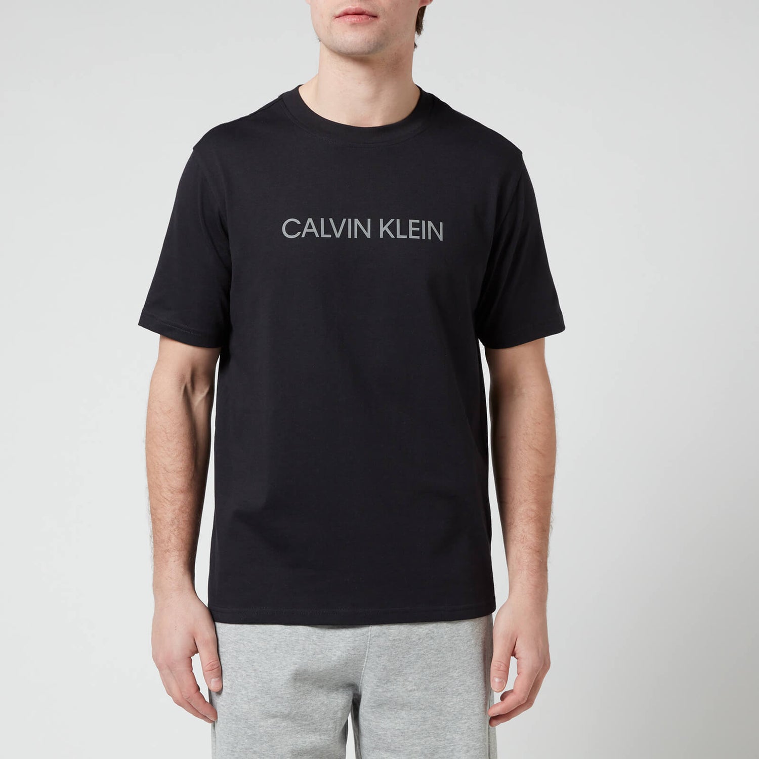 Calvin Klein Performance Men's Chest Logo T-Shirt - Black - S
