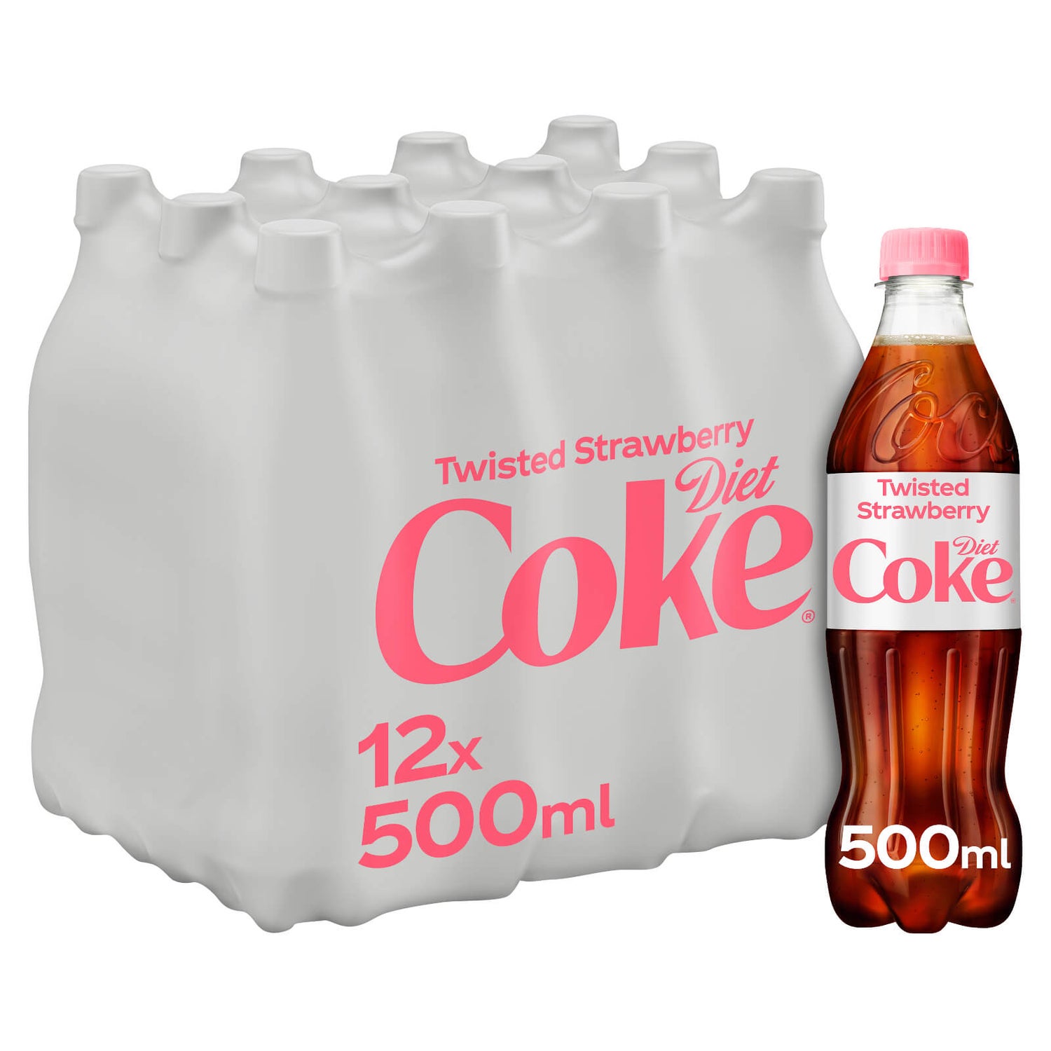 Diet Coke Strawberry 12 x 500ml