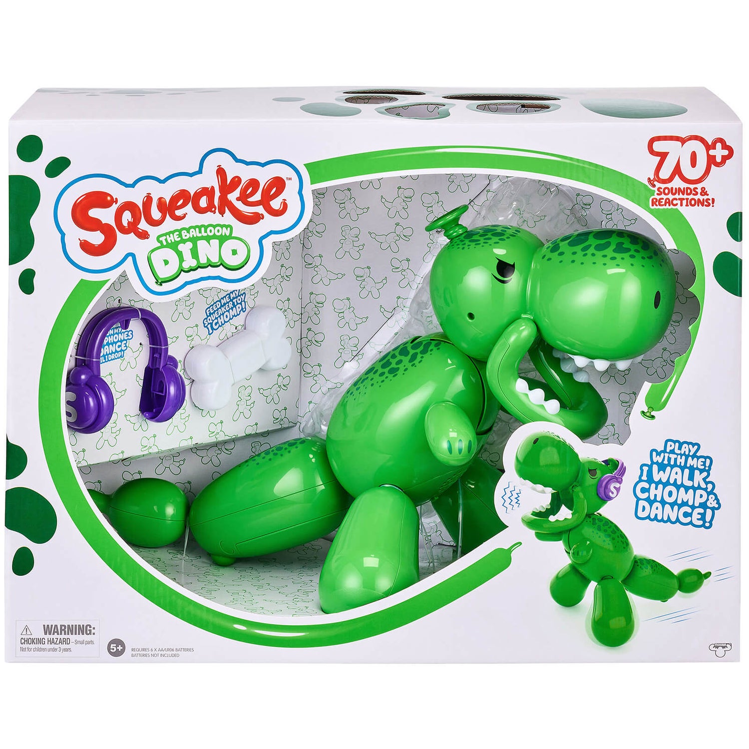 Squeakee The Balloon Dino