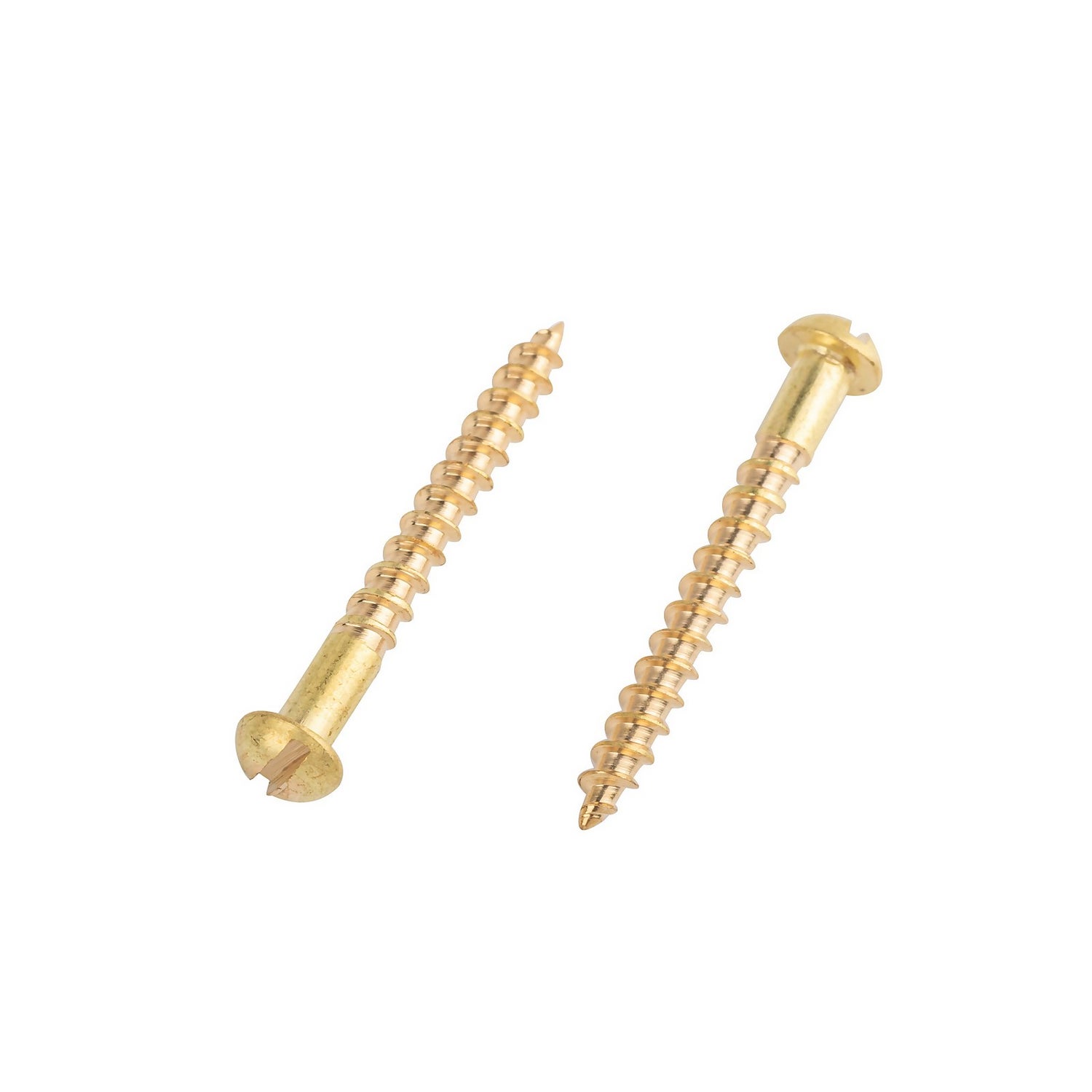 Antique Brass-Plated Wood Screw, Oval Head, Square Drive, Regular Thread,  Regular Wood Point - Reliable Fasteners