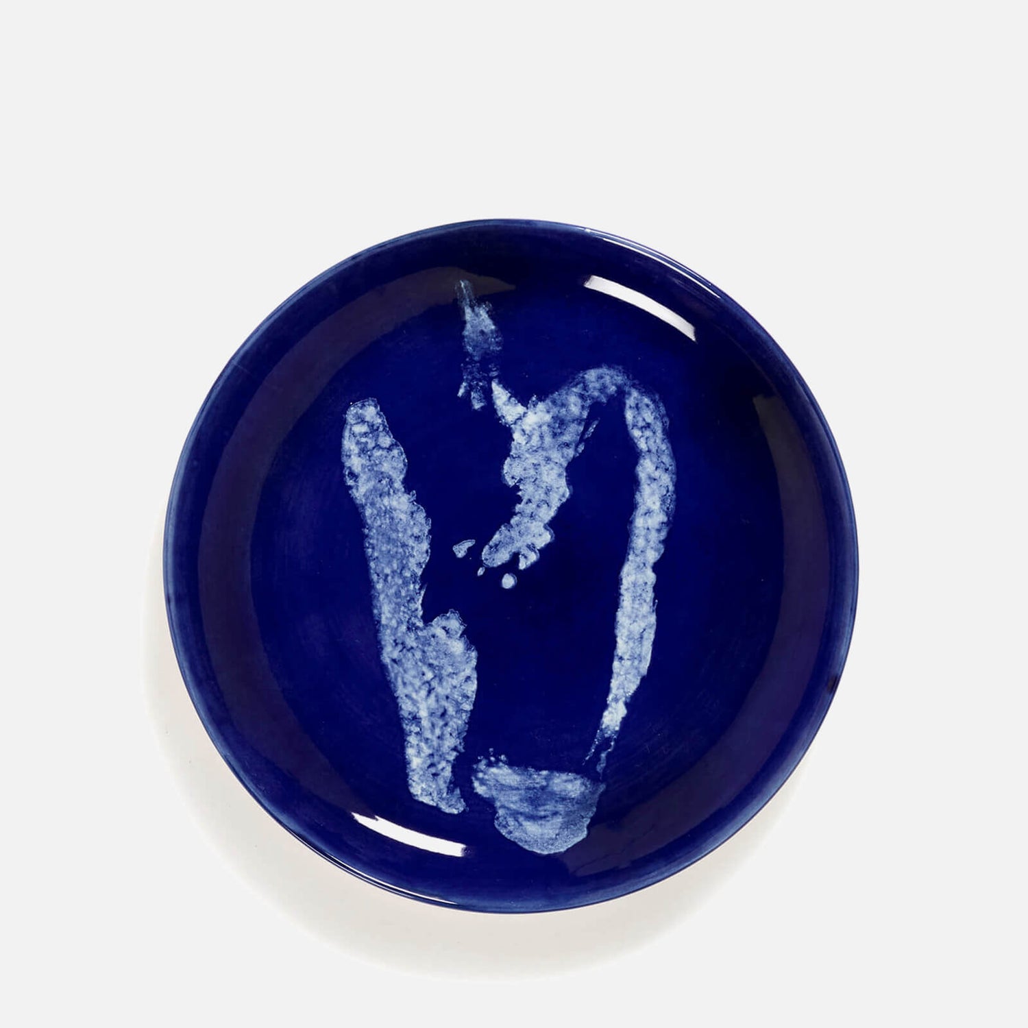 Serax x Ottolenghi Small Plate - Lapis Lazuli & Pepper White (Set of 2)
