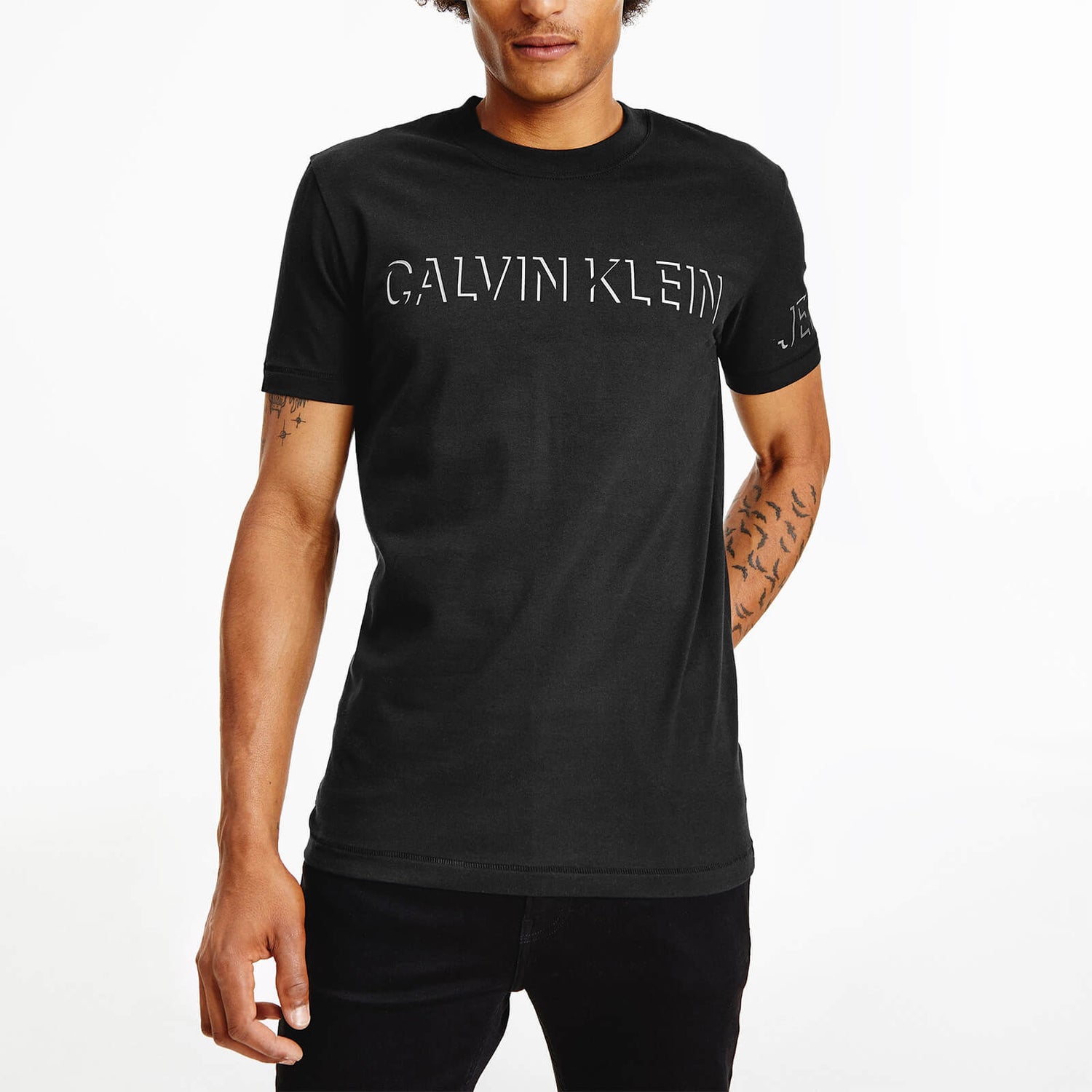 Calvin Klein Jeans Men's Shadow Box Logo T-Shirt - CK Black