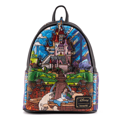 Loungefly Disney Princess Castle Series Belle Mini Backpack