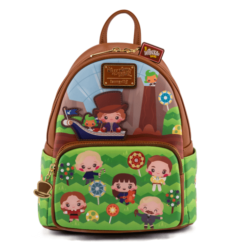 Loungefly WB Charlie And The Chocolate Factory 50th Anniversary Mini Backpack
