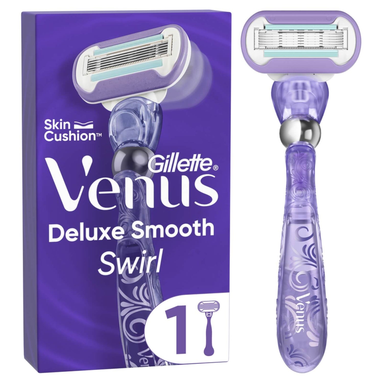 Venus Deluxe Станок для бритья с гладкой эргономичной ручкой