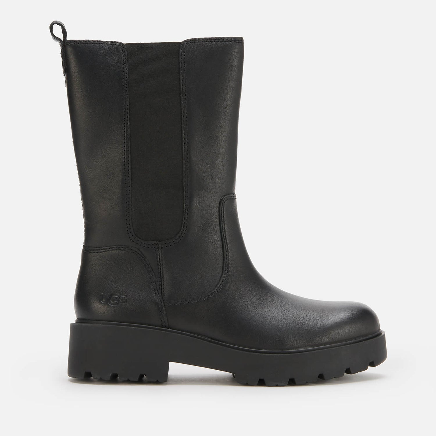 UGG Women's Holzer Waterproof Leather Chelsea Boots - Black - UK 3
