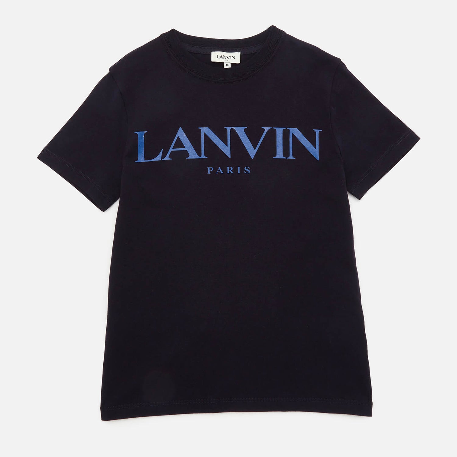 Lanvin Boys' Short Sleeves T-Shirt - Navy