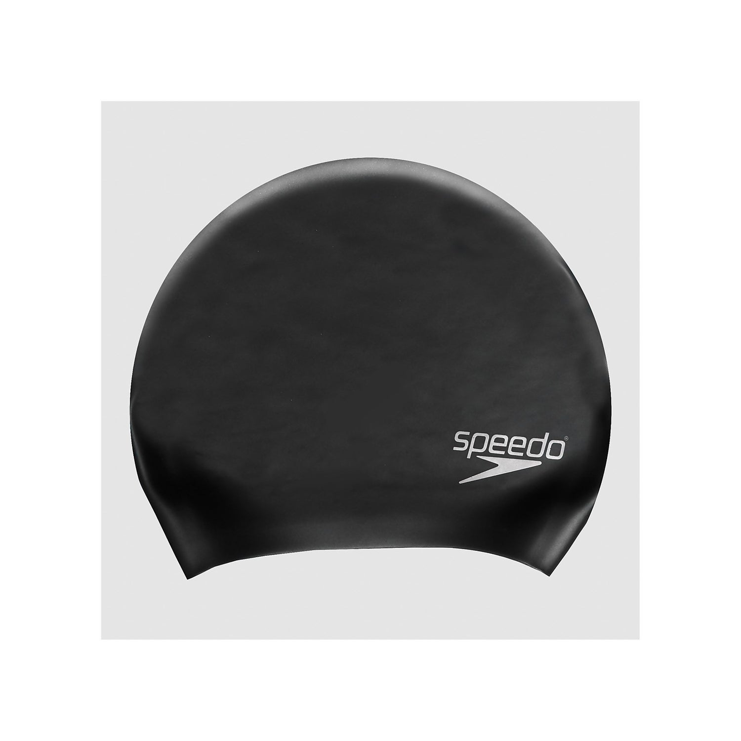 Speedo Long Hair Swimming Adult Sized Moulded Silicone Swim Cap 