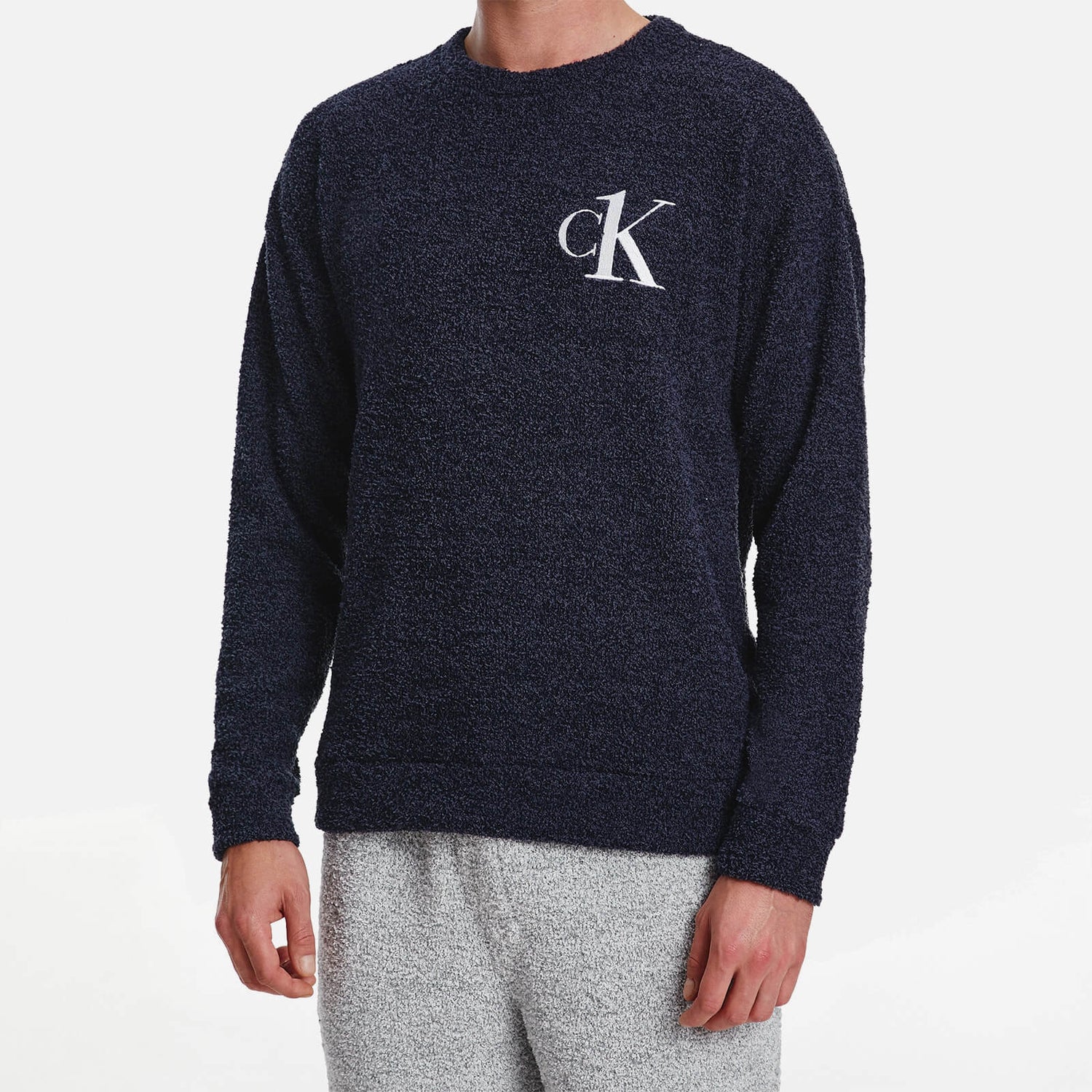 Calvin Klein Men's Soft Touch Sweatshirt - Blue Shadow
