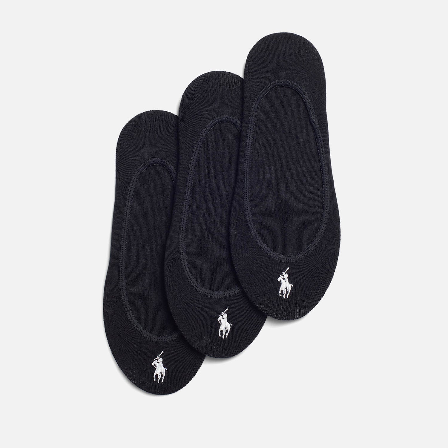 Polo Ralph Lauren Women's Low Liner Socks 3 Pack - Black