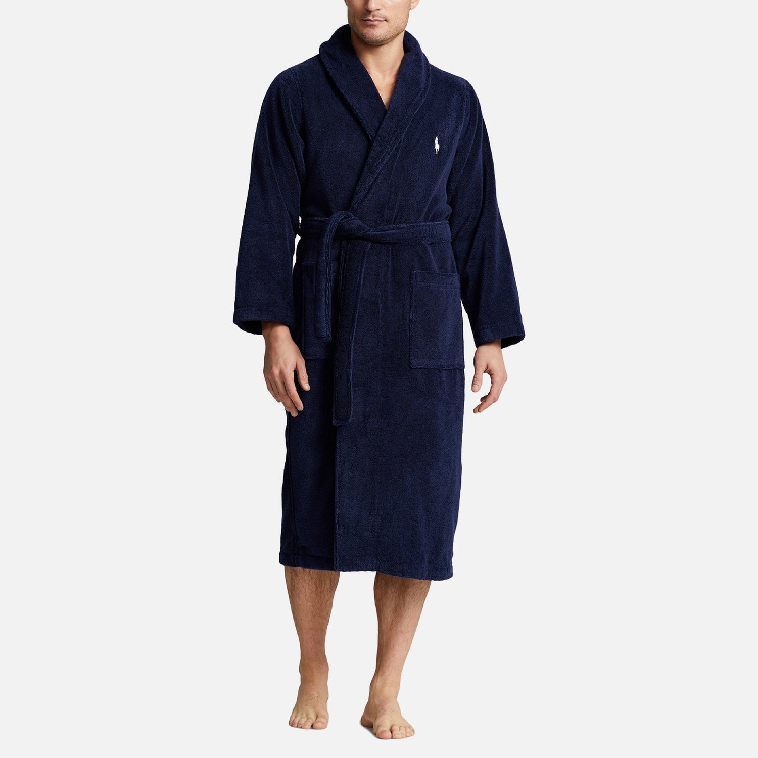 Polo Ralph Lauren Men's Kimono Dressing Gown - Cruise Navy