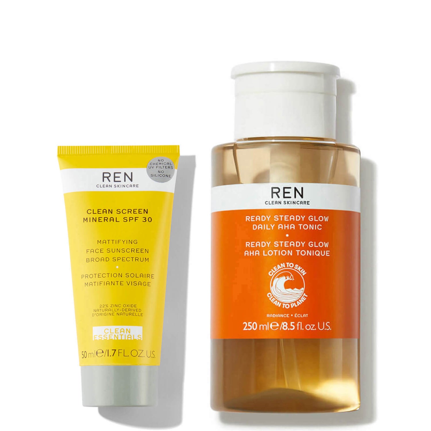 Набор средств по уходу за кожей REN Clean Skincare GlowCation Kit