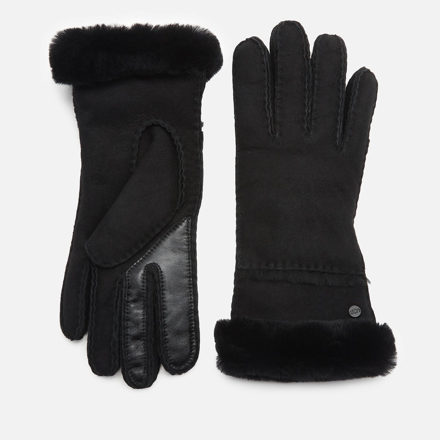 UGG Women's Seamed Tech Glove - Black - L